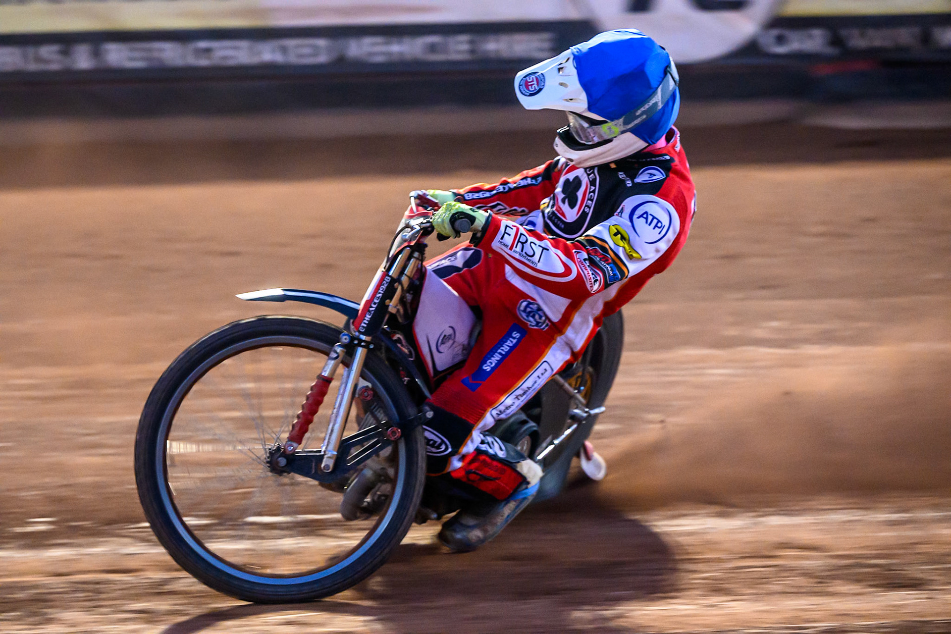 Jake Mulford of Belle Vue Aces  in action during the Rowe Motor Oil Premiership match between Belle Vue Aces and Ipswich Witches at the National Speedway Stadium, Manchester on Monday 4th August 2025. (Photo: Ian Charles | MI News)