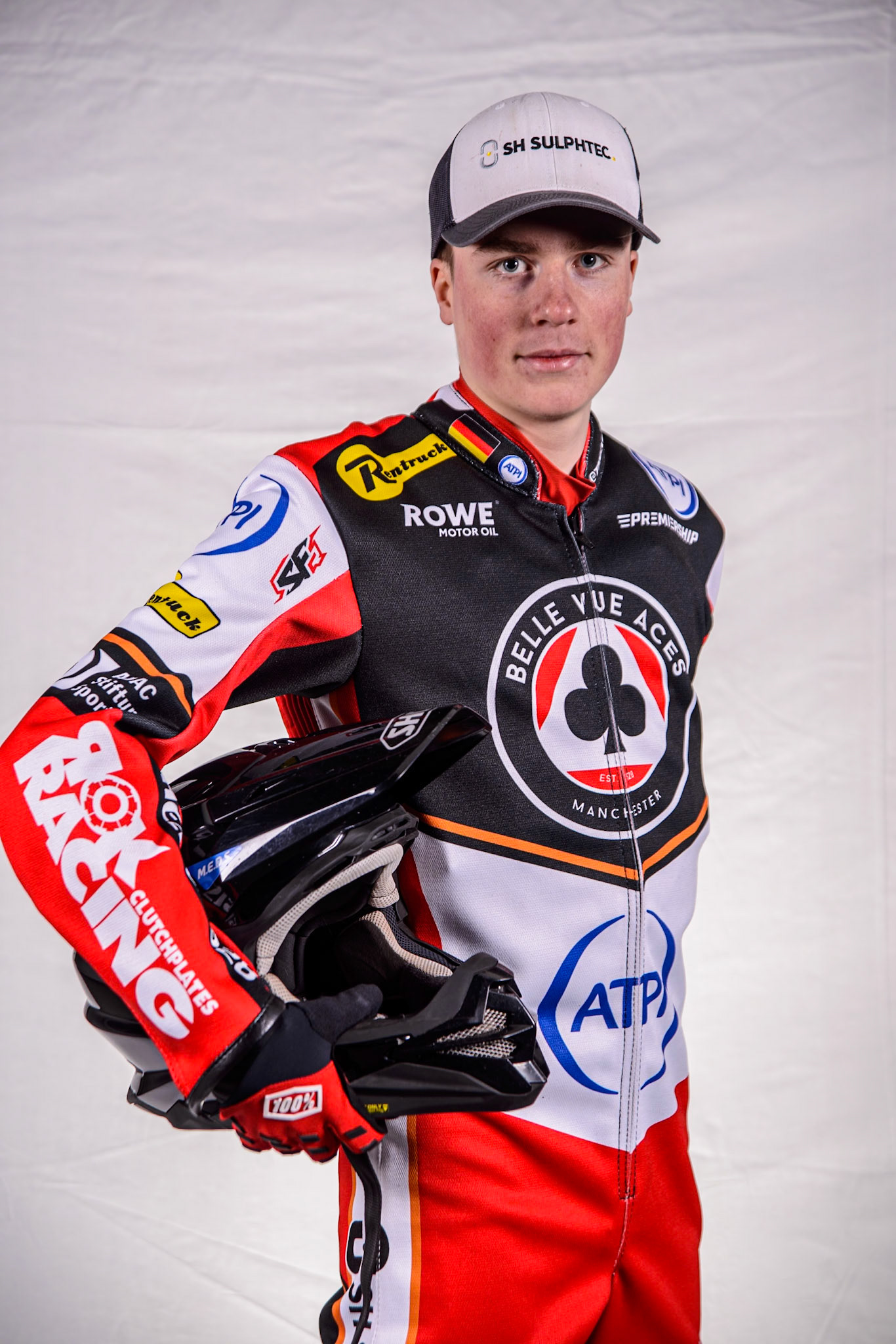 Norick Blödorn - Belle Vue Aces during the Belle Vue Aces Media Day at the National Speedway Stadium, Manchester on Wednesday 12th March 2025. (Photo: Ian Charles | MI News)
