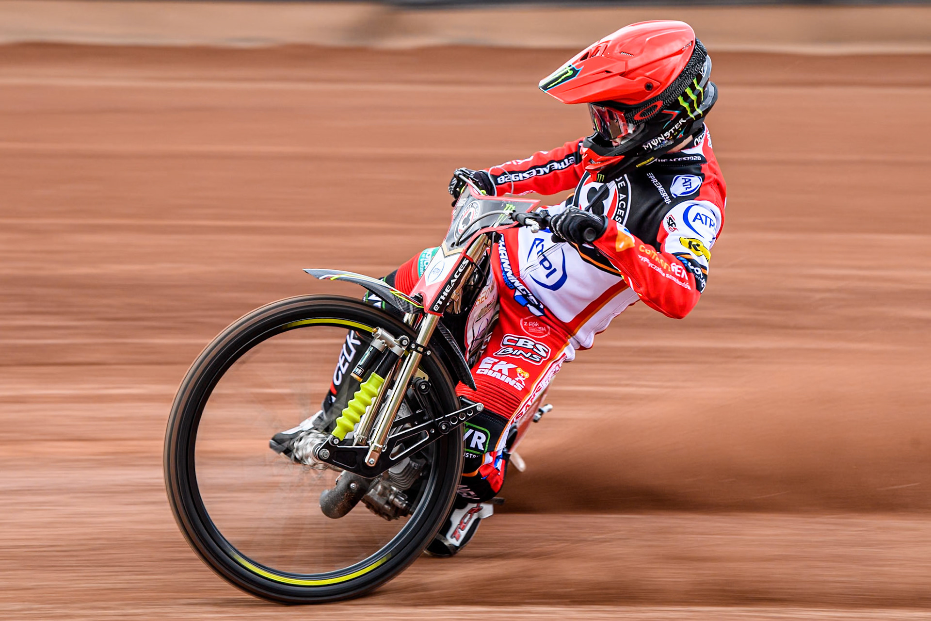 Jaimon Lidsey in action during the Belle Vue Aces Media Day at the National Speedway Stadium, Manchester on Wednesday 12th March 2025. (Photo: Ian Charles | MI News)
