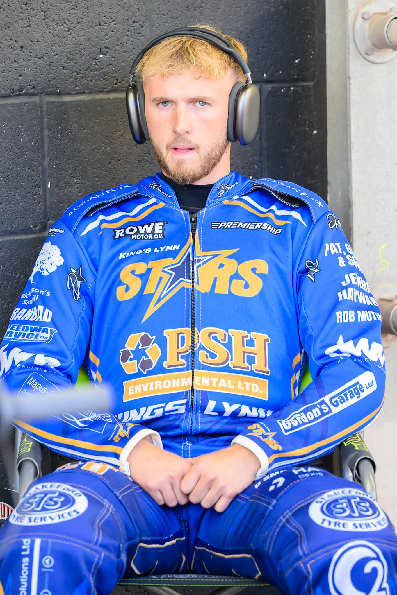 Jordan Jenkins of Kings Lynn Stars during the Rowe Motor Oil Premiership match between Belle Vue Aces and King's Lynn Stars at the National Speedway Stadium, Manchester on Monday 10th August 2026. (Photo: Ian Charles | MI News)