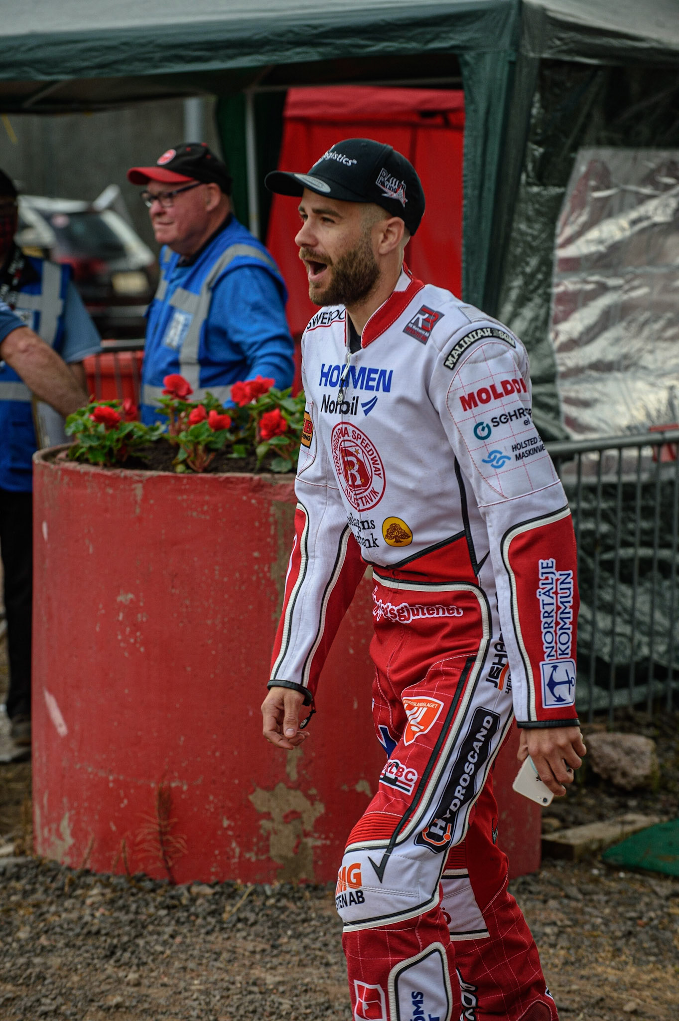 GLASGOW, UK. JUNE 19TH.  Rasmus Jensen (Denmark) during the FIM Speedway Grand Prix Qualifying Round at the Peugeot Ashfield Stadium, Glasgow on Saturday 19th June 2021. (Credit: Ian Charles | MI News)
