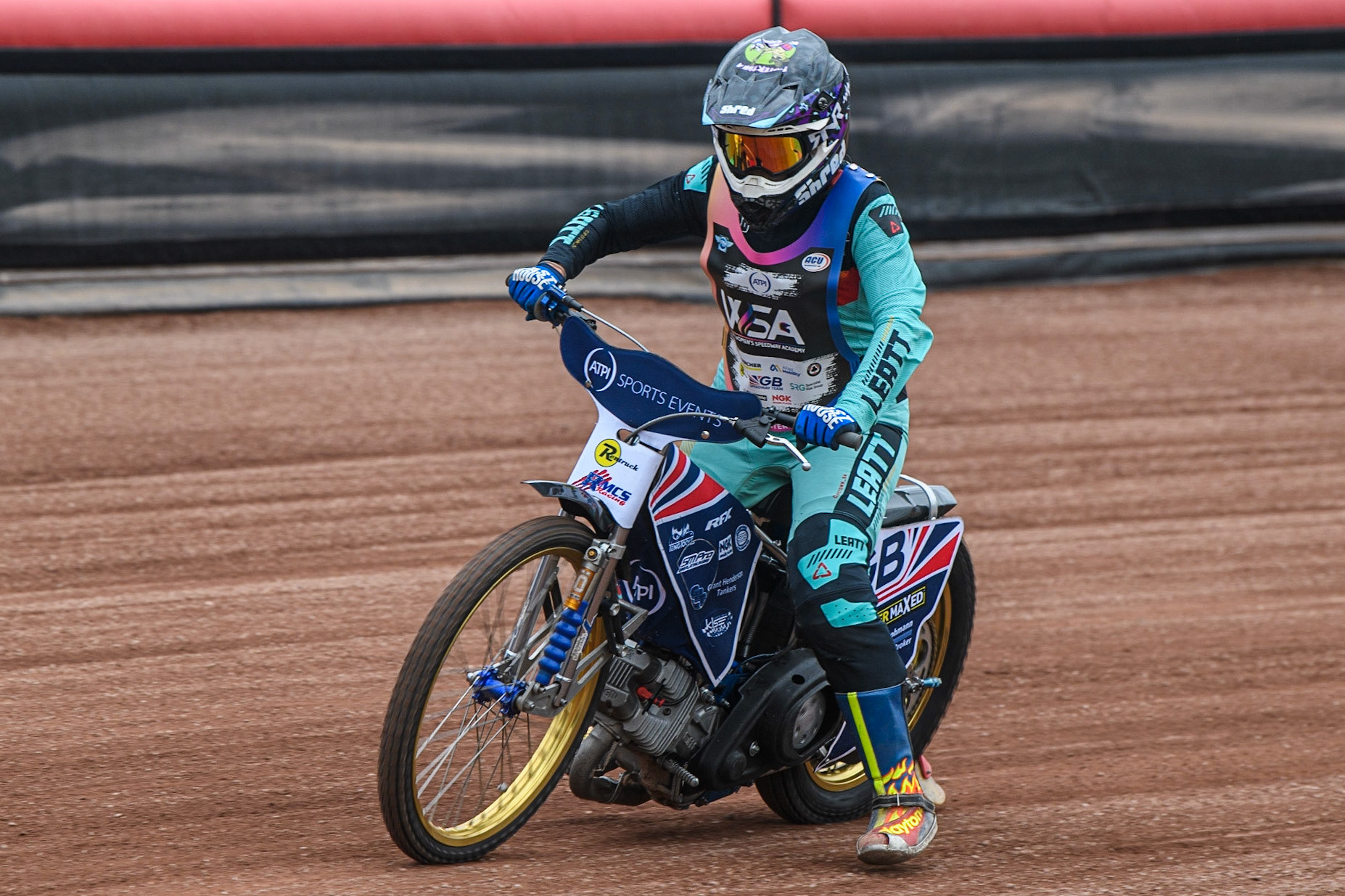 during the FIM Women's  Speedway Academy at the National Speedway Stadium, Manchester on Friday 4th August 2023. (Photo: Ian Charles | MI News)