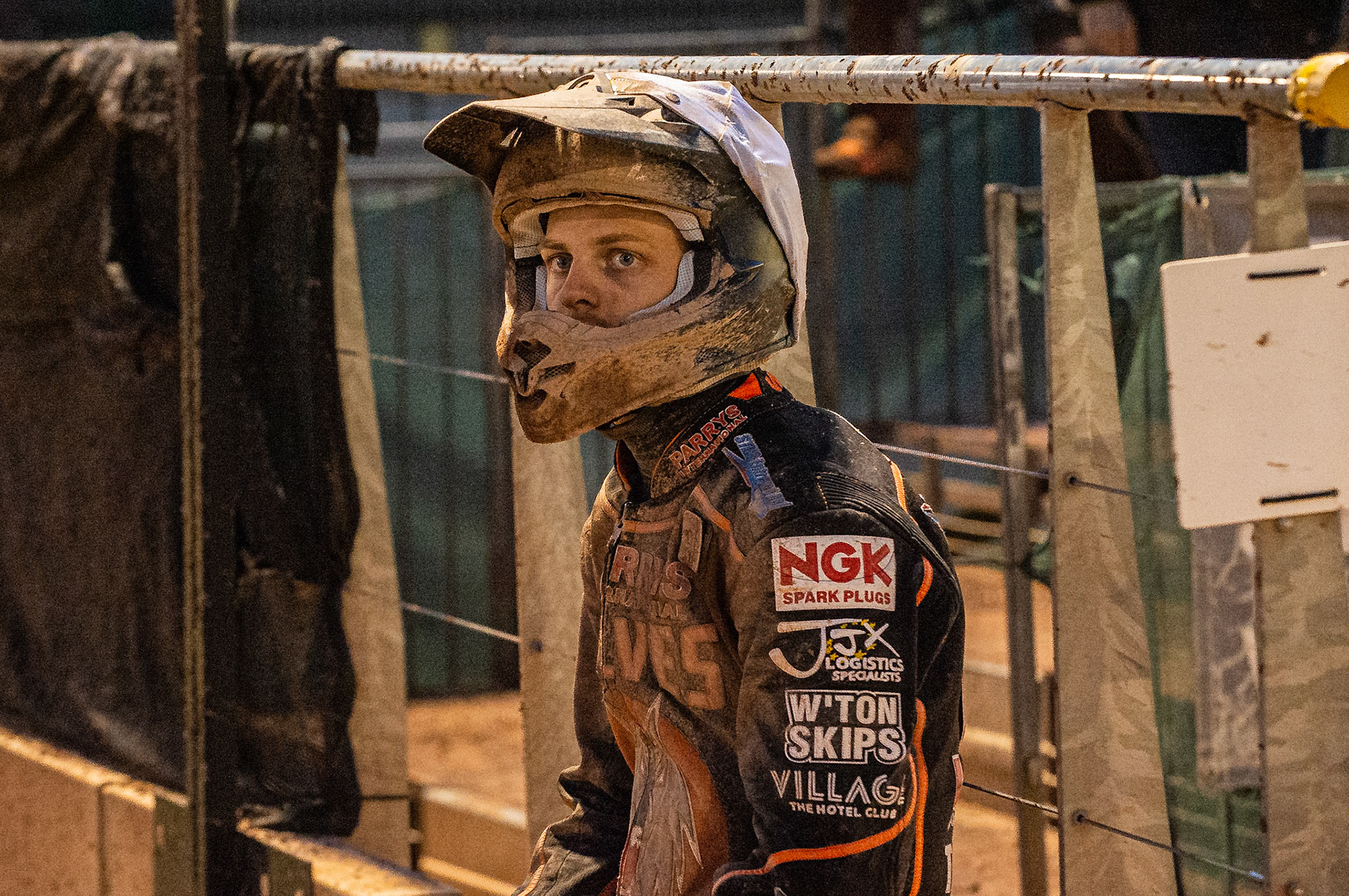 Photo by Ian Charles:

Jacob Thorssell  waits patiently to go out

Belle Vue Aces v Wolverhampton Wolves, SGB Premiership, National Speedway Stadium, Manchester, Monday, 19, August, 2019