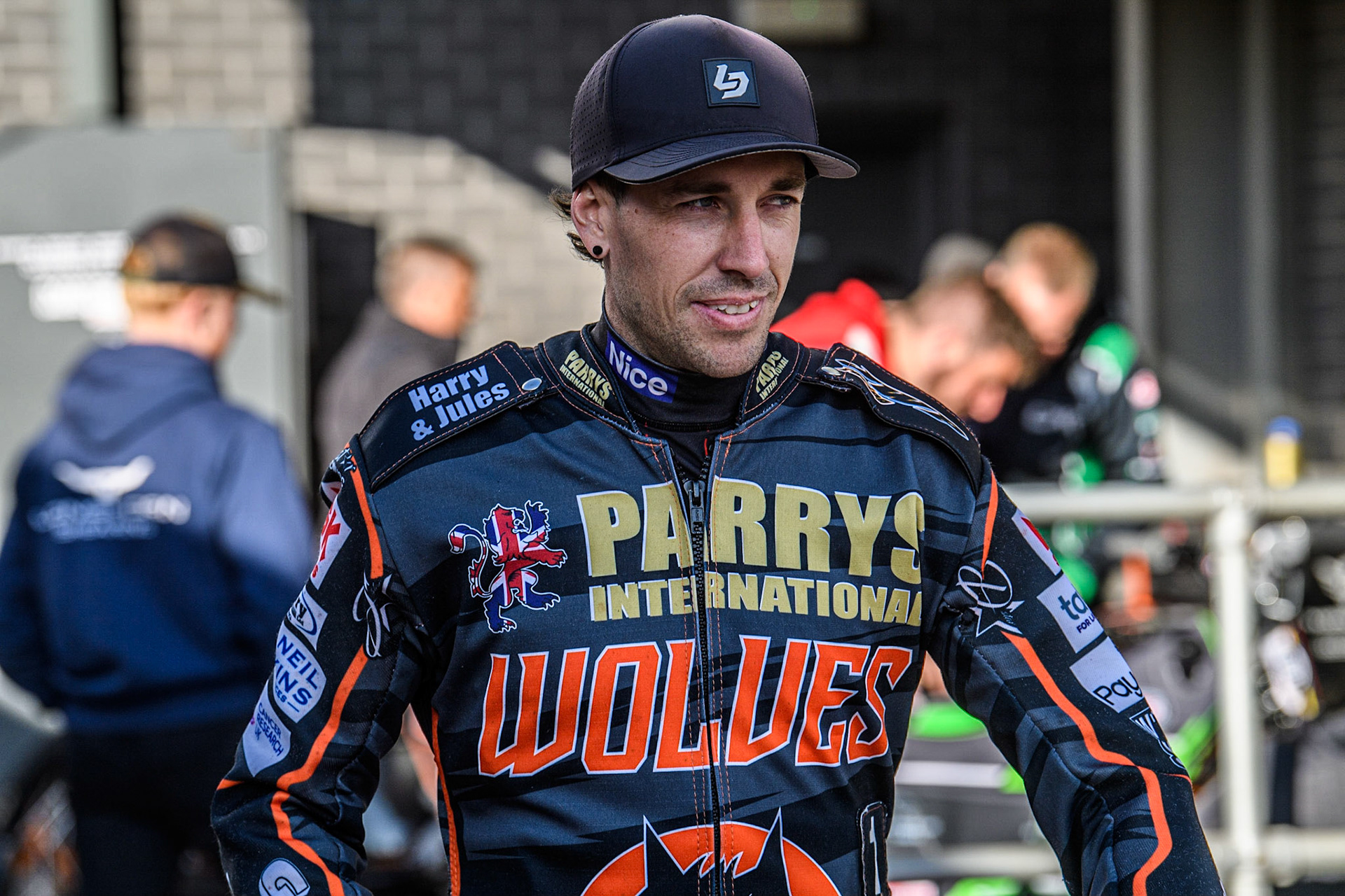 Sam Masters - Wolverhampton Parrys international Wolves during the Sports Insure Premiership match between Belle Vue Aces and Wolverhampton Wolves at the National Speedway Stadium, Manchester on Monday 3rd July 2023. (Photo: Ian Charles | MI News)