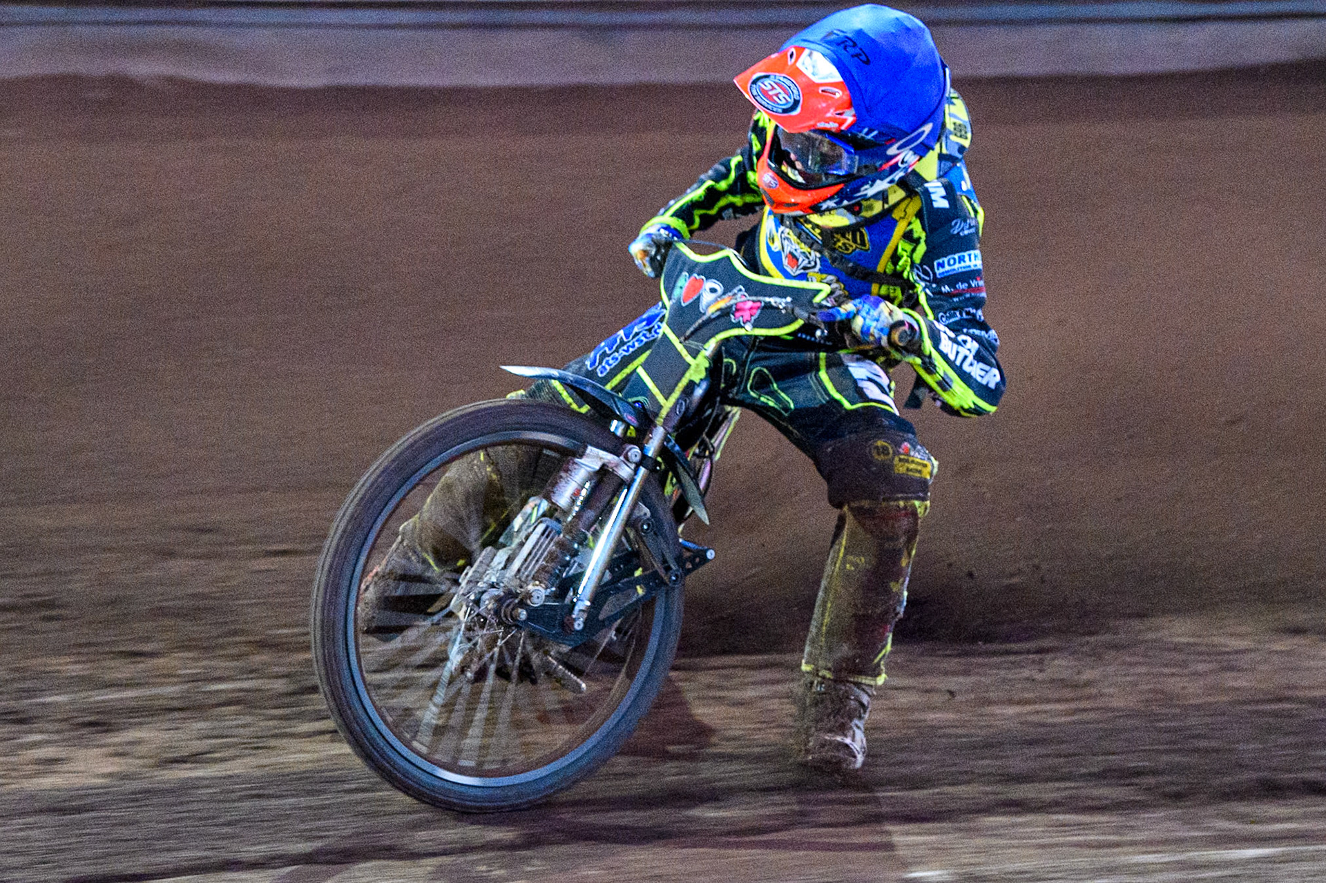 Sheffield Tiger Cubs' Ace Pijper in action during the WSRA National Development League match between Sheffield Tiger Cubs and Belle Vue Colts at Owlerton Stadium, Sheffield on Thursday 12th September 2024. (Photo: Ian Charles | MI News)