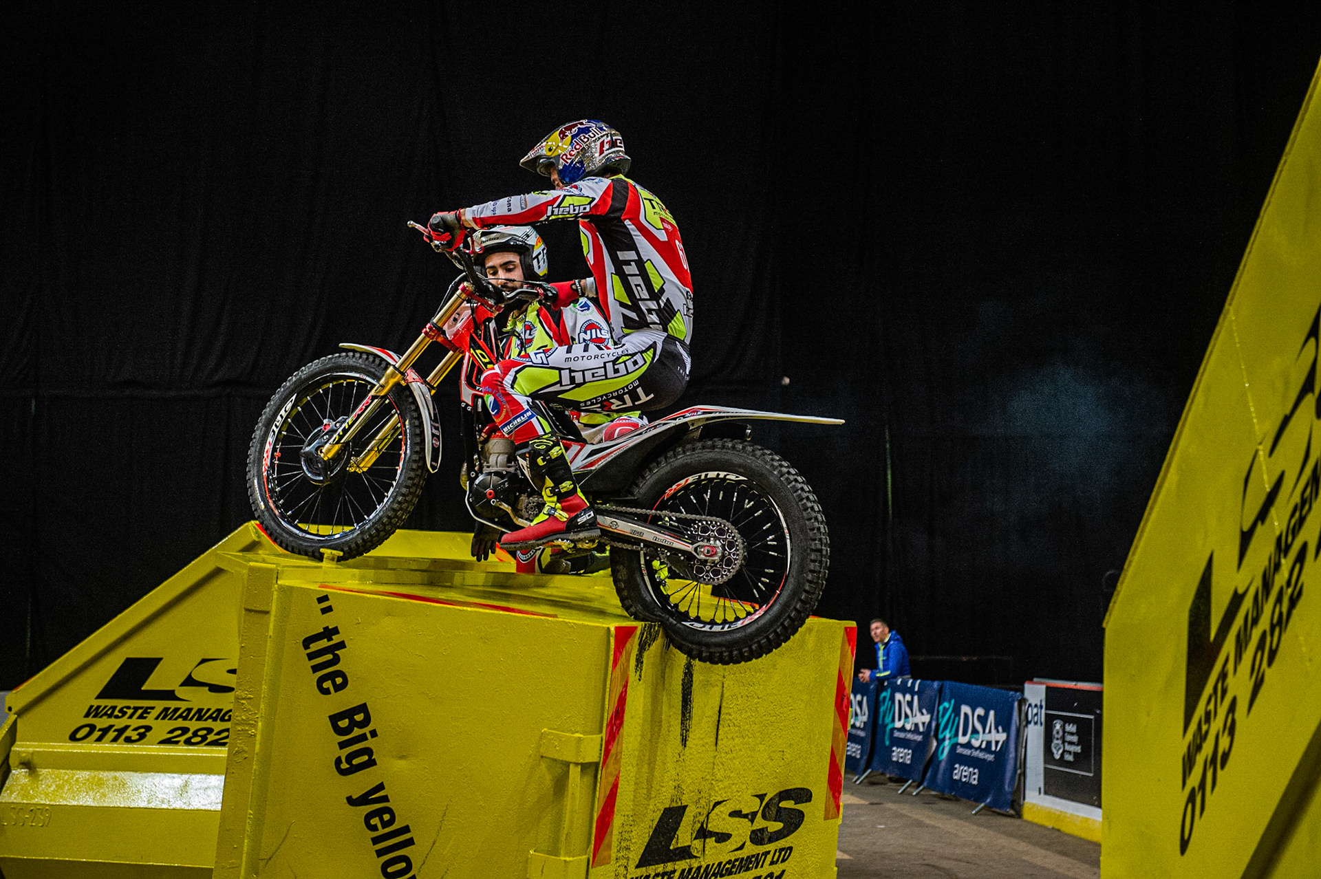 SHEFFIELD, ENGLAND  - DECEMBER 28TH   Adam Raga, Spain (TRRS) on Section 6 during the 25th Anniversary Sheffield Indoor Trial at the FlyDSA Arena, Sheffield on Saturday 28th December 2019. (Credit: Ian Charles | MI News)