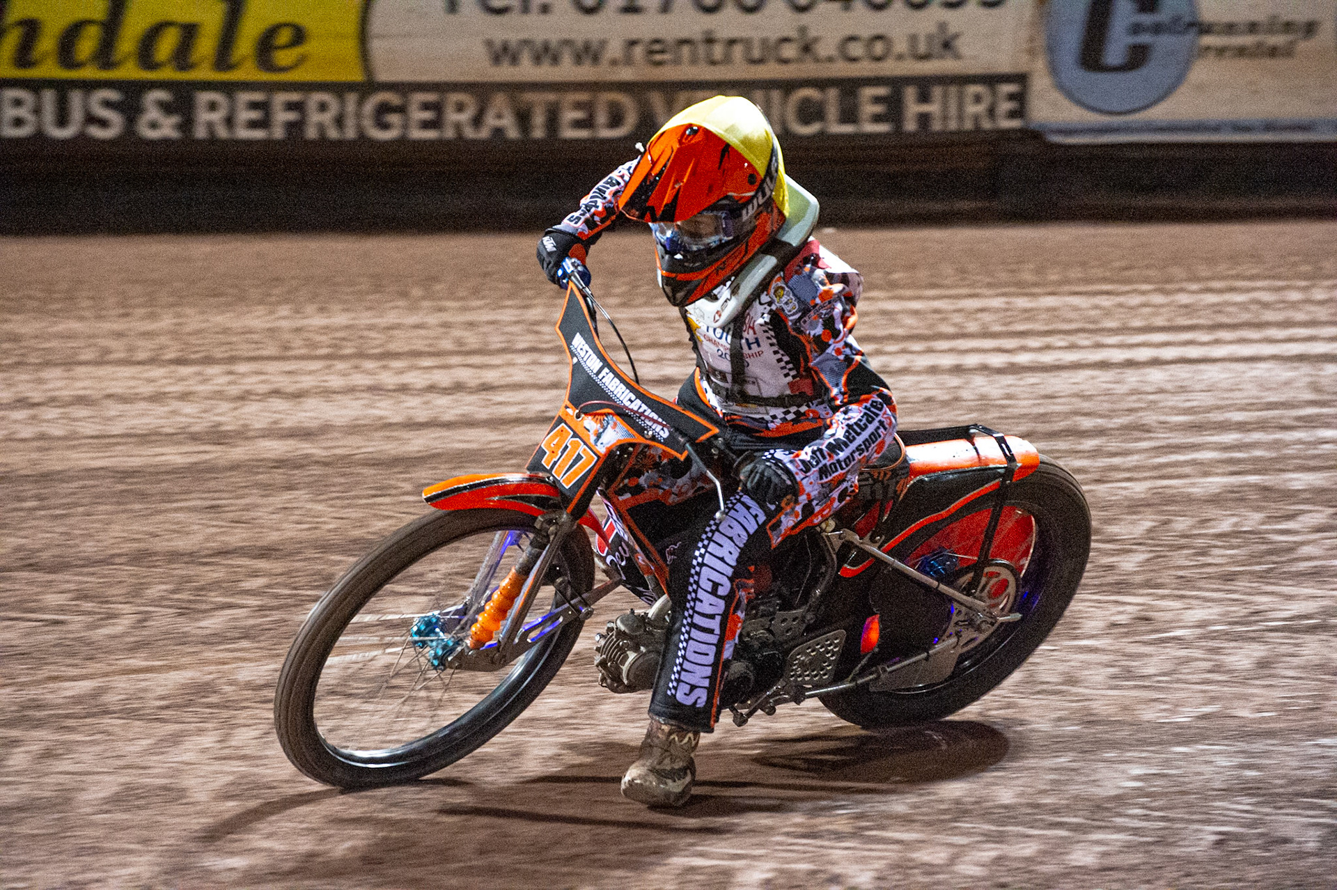 Photo: Ian CharlesBecky Weston in action  (125cc B Class)British Youth Speedway Championship (Round 5), National Speedway Stadium, Manchester Saturday  10  October  2020