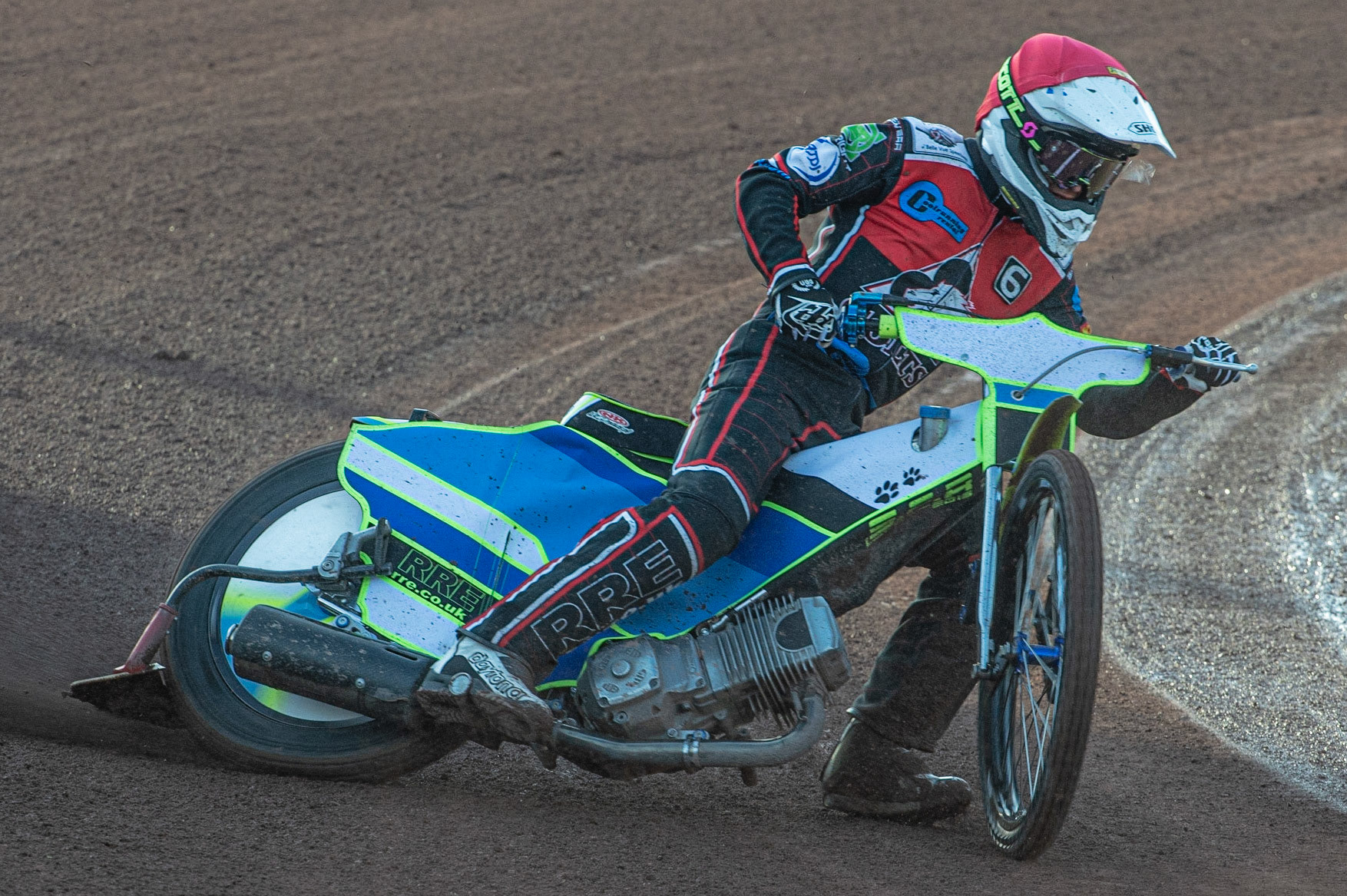 Photo: Ian Charles

Ben Rathbone  in action 

Belle Vue Colts v Plymouth Gladiators National League, Belle Vue National Speedway Stadium, Manchester, Thursday 23  May  2019