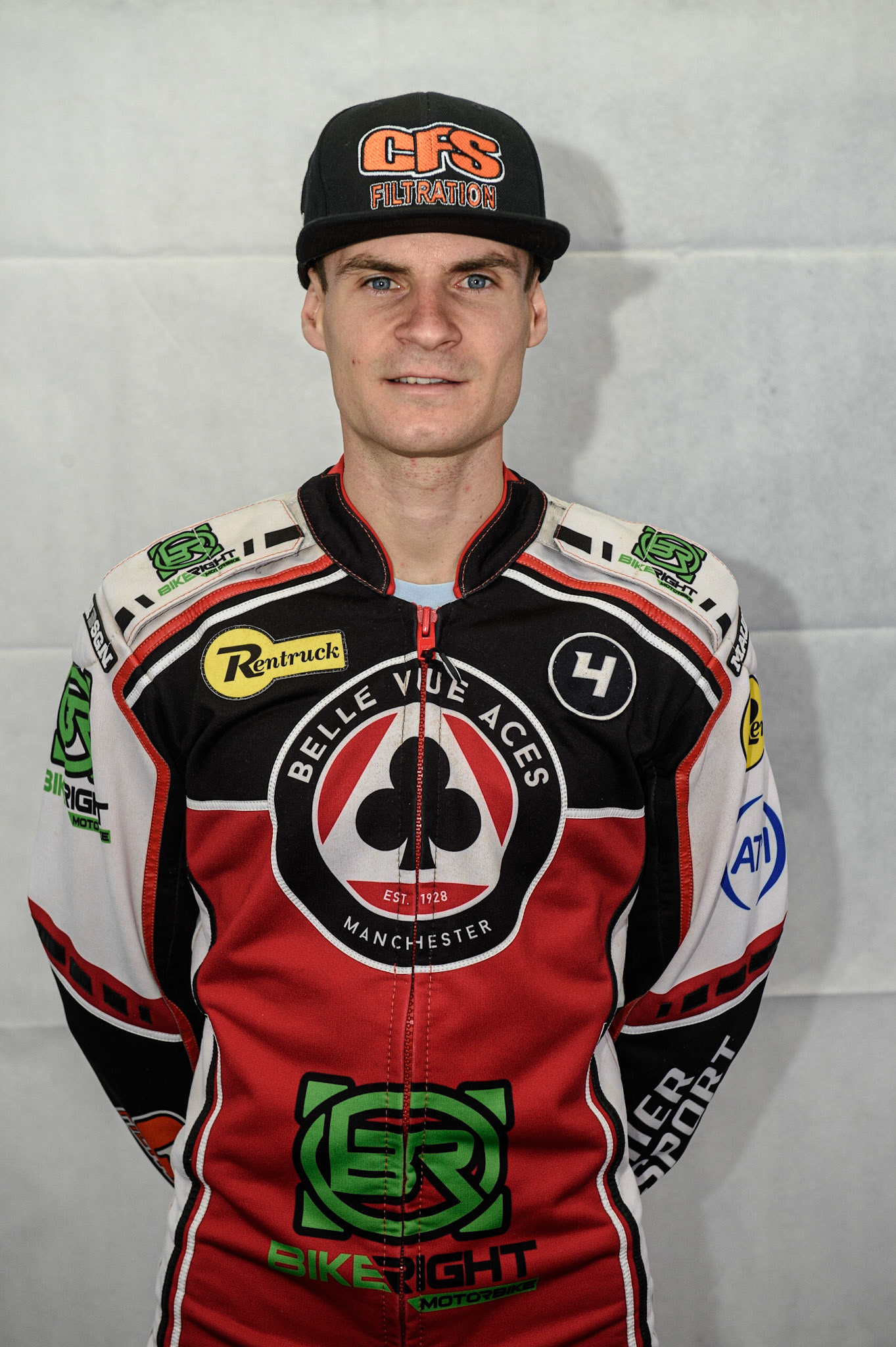 Photo: Ian CharlesSteve Worrall - Belle Vue AcesBelle Vue Press &amp; Practice, , National Speedway Stadium, Manchester Thursday  13  May  2021