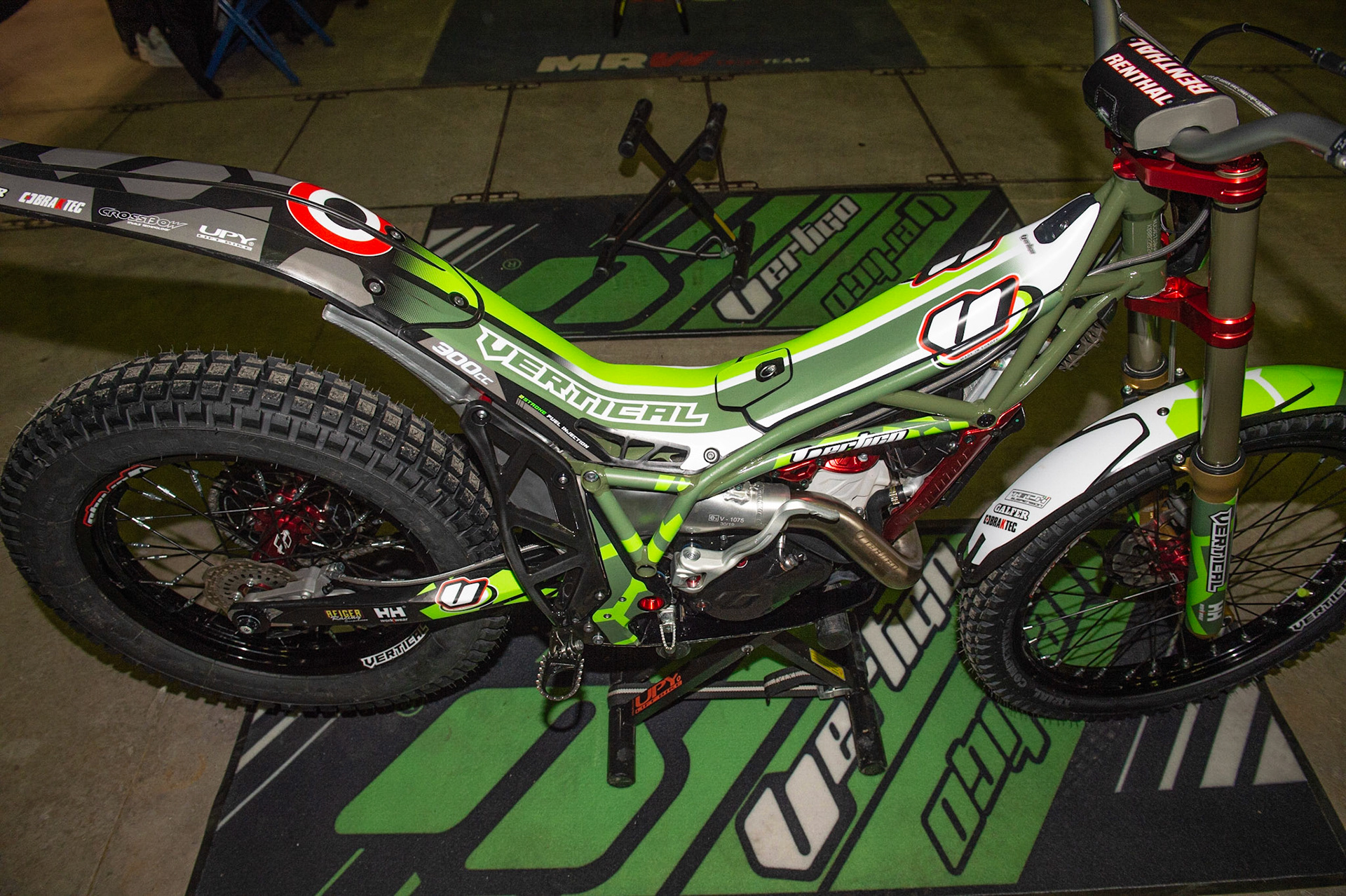 SHEFFIELD, ENGLAND  - DECEMBER 28TH  A Vertigo Trials bike  during the 25th Anniversary Sheffield Indoor Trial at the FlyDSA Arena, Sheffield on Saturday 28th December 2019. (Credit: Ian Charles | MI News)