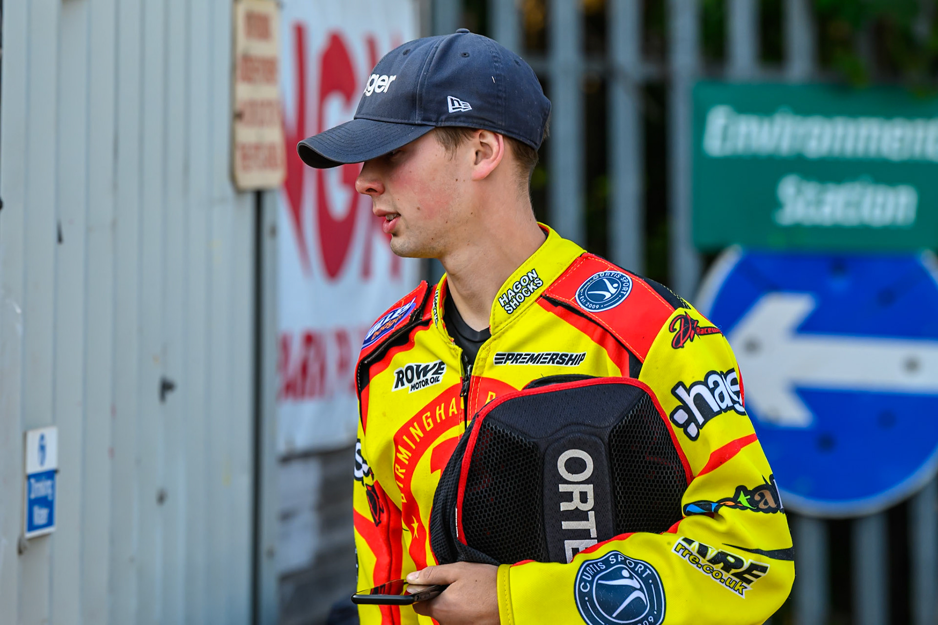 Birmingham Brummies' Jason Edwards during the Rowe Motor Oil Premiership match between Birmingham Brummies and Belle Vue Aces at Perry Bar Stadium, Birmingham on Monday 2nd June 2025. (Photo: Ian Charles | MI News)
