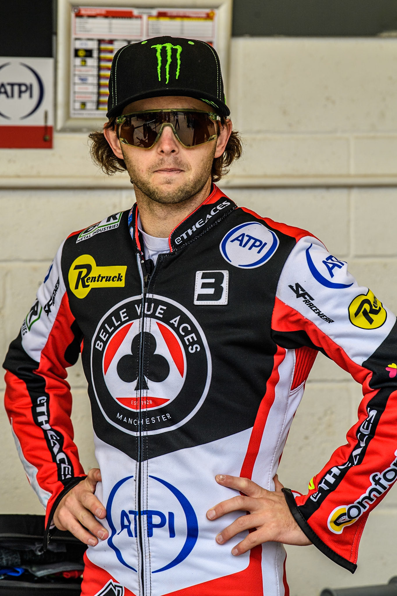 Belle Vue Aces' Jaimon Lidsey during the Rowe Motor Oil Premiership match between Belle Vue Aces and Birmingham Brummies at the National Speedway Stadium, Manchester on Monday 6th May 2024. (Photo: Ian Charles | MI News)