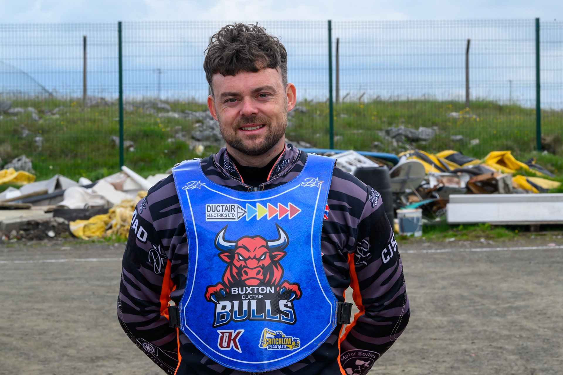 Jack Roberts of Buxton Bulls during the WSRA National Development League match between Buxton Bulls and Edinburgh Monarchs Academy at Hi-Edge Speedway, Buxton on Sunday 14th June 2026. (Photo: Ian Charles | MI News)