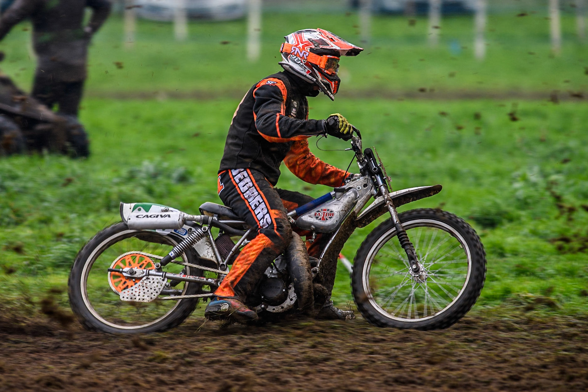 Karl Bedingfield (73) in action in the 250cc Upright Class during the ACU British Upright Championships at Woodhouse Lance, Gawsworth, Cheshire on Sunday 8th September 2024. (Photo: Ian Charles | MI News)