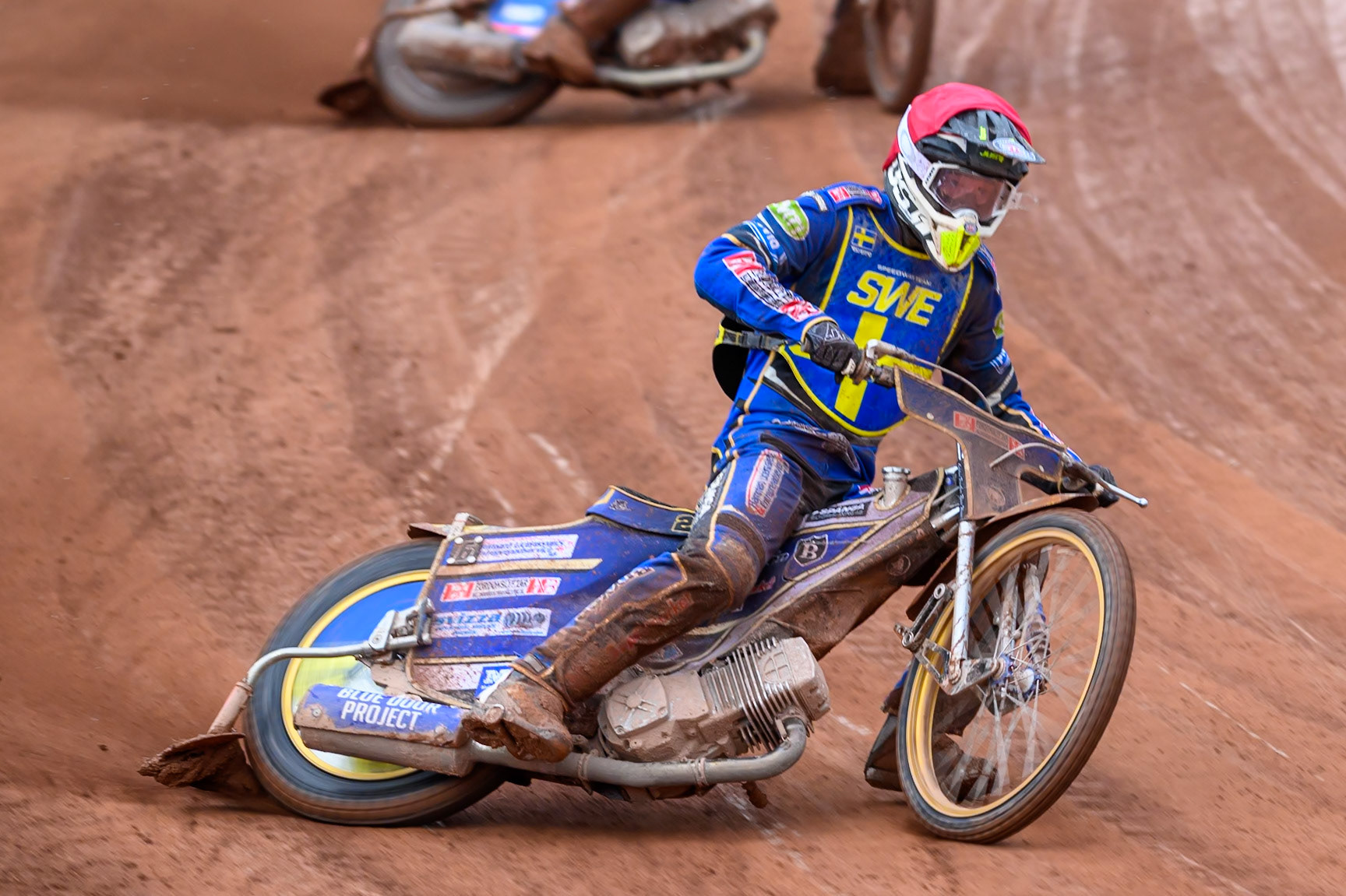 Victor Palovaara of Sweden in action during the Speedway GP Qualifying Round 3 at Allied Ashfield Stadium, Glasgow on Saturday 30th May 2026. (Photo: Ian Charles | MI News)