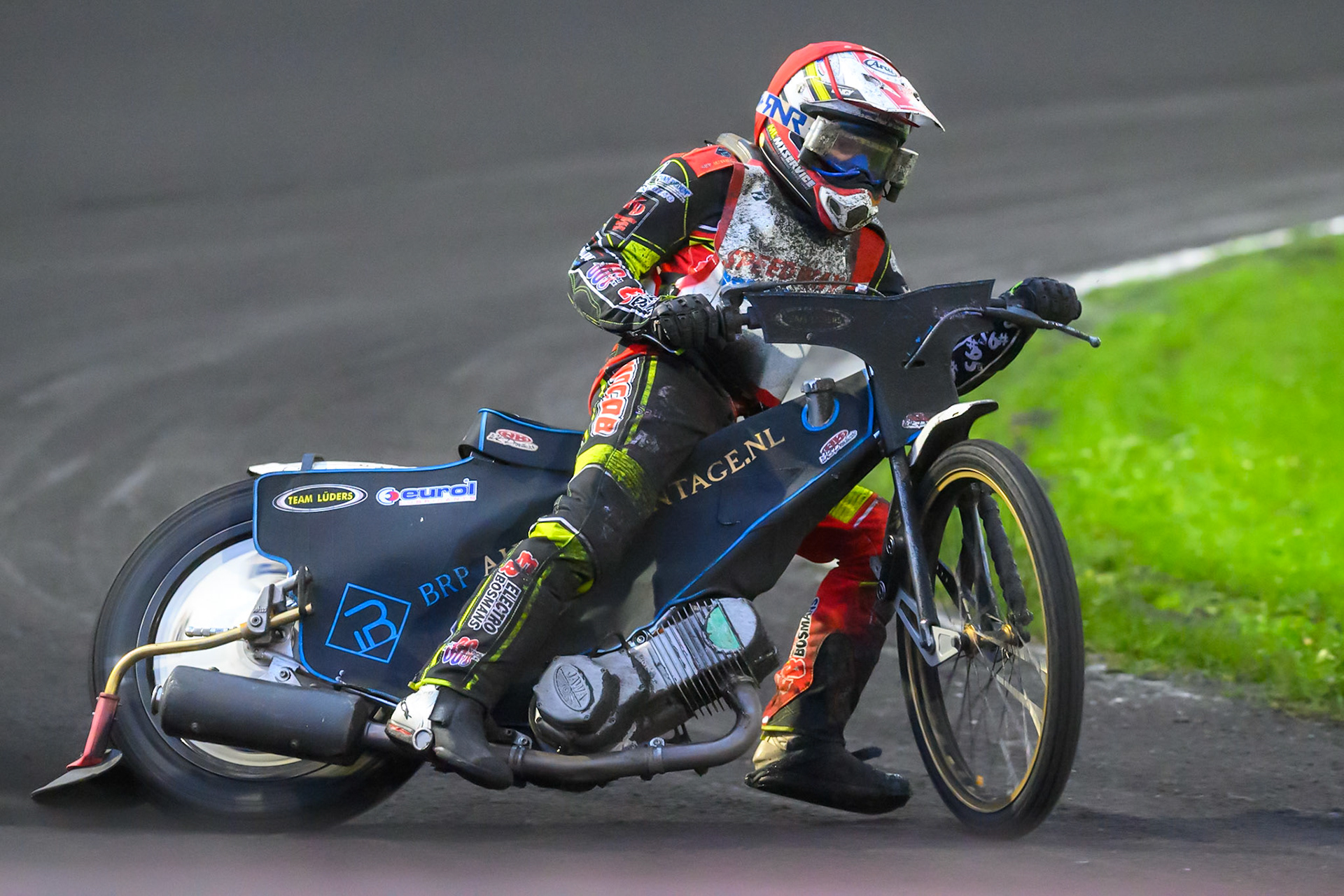 Niek Meijerink of The Netherlands in action during the Gouden KENNY Helm at Speedway Veenoord, Veenoord in the Netherlands on Saturday 19th September 2026. (Photo: Ian Charles | MI News)