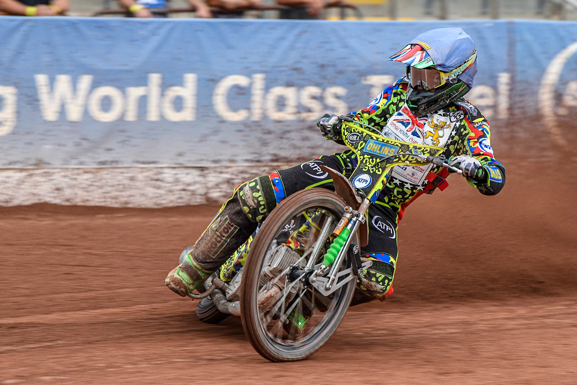 William Cairns (500cc)  in action during the British Youth 500cc Championships at the National Speedway Stadium, Manchester on Friday 2nd August 2024. (Photo: Ian Charles | MI News)
