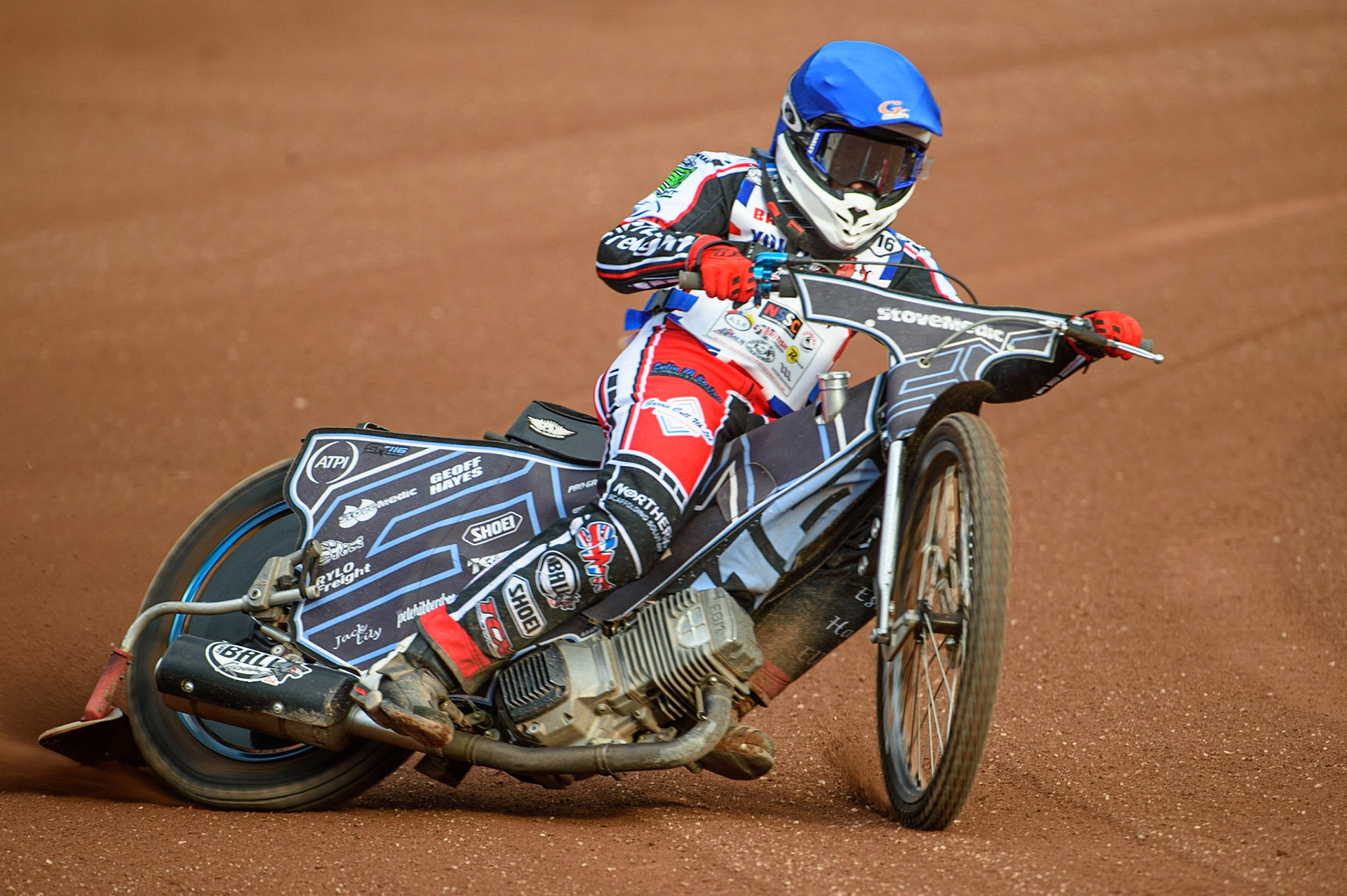 MANCHESTER, UK. MAY 28TH   Sam McGurk in action  during the British Junior Championship at the National Speedway Stadium, Manchester on Friday 28th May 2021. (Credit: Ian Charles | MI News)