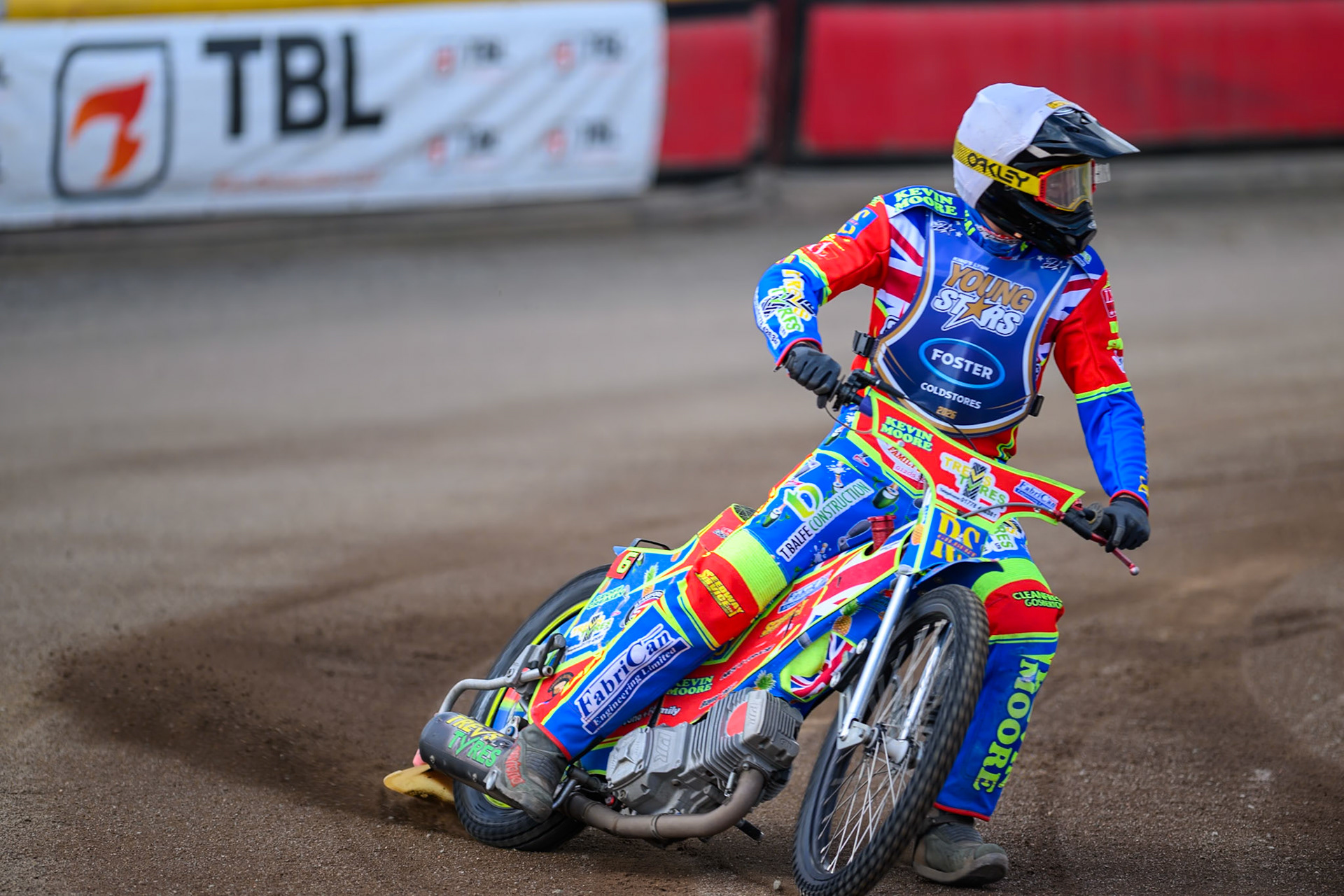 Simon Lambert of Kings Lynn Young Stars does a practice lap during the WSRA National Development League match between Buxton Bulls and King's Lynn Young Stars at Hi-Edge Speedway, Buxton on Sunday 9th August 2026. (Photo: Ian Charles | MI News)