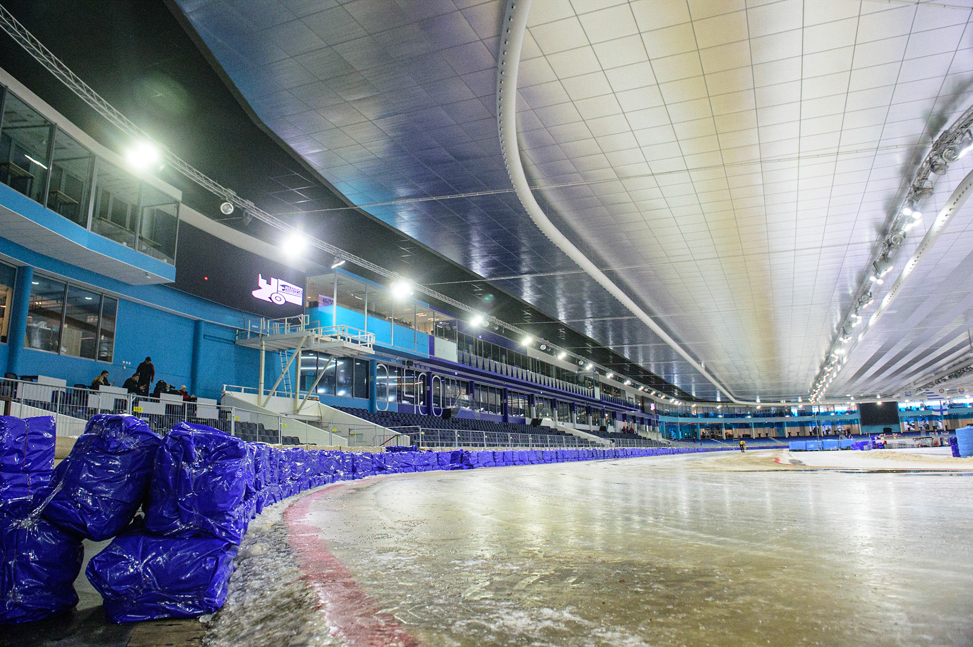 HEERENVEEN, NL. APR 1T.   The Ice Rink Thialf during the ROLOEF THIJS BOKAAL  at Ice Rink Thialf, Heerenveen on Friday 1st April 2022. (Credit: Ian Charles | MI News)