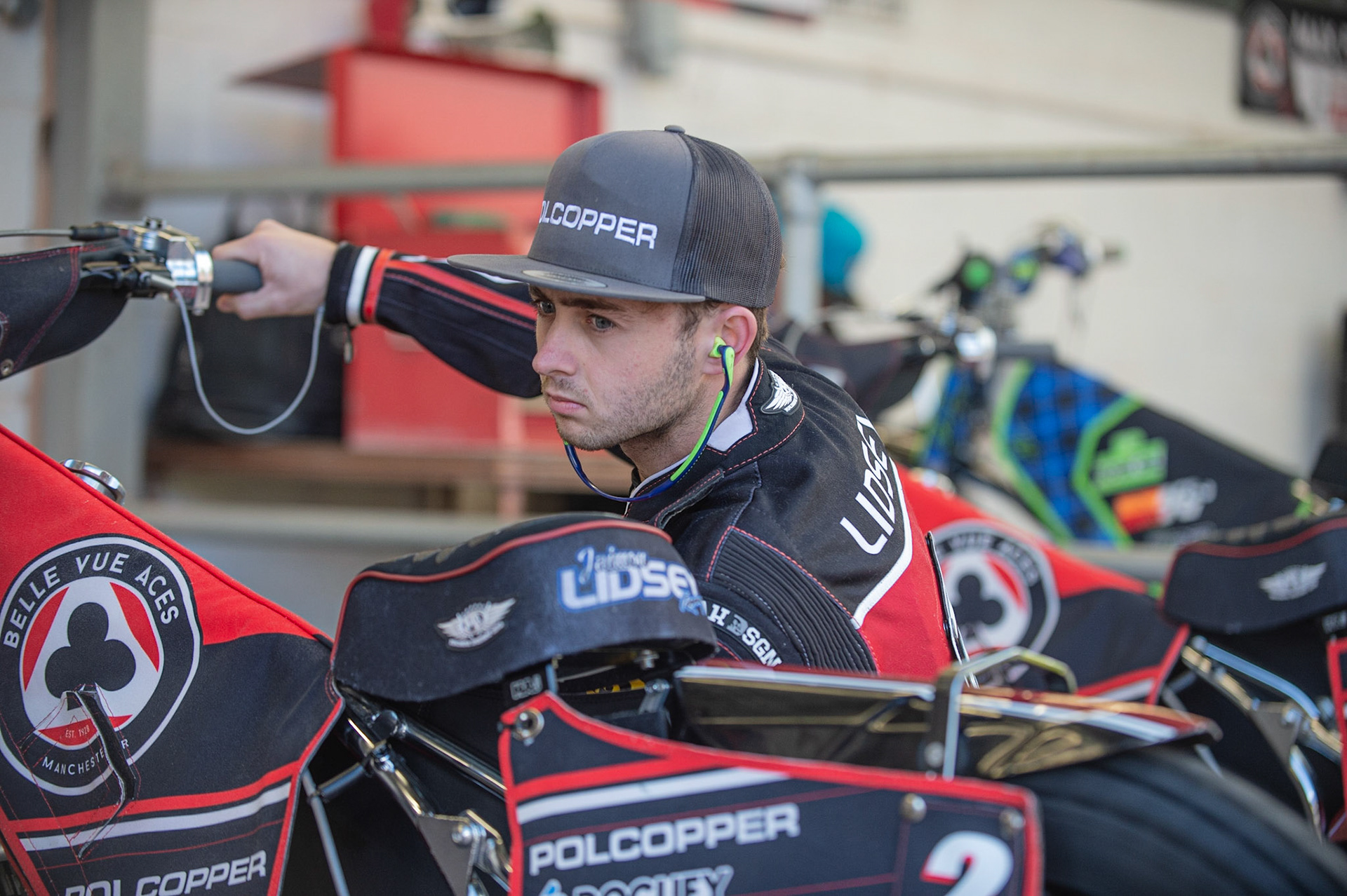 Photo by Ian Charles

Jaimon Lidsey  

Belle Vue Aces v Poole Pirates, British Speedway Premership, Belle Vue National Speedway Stadium, Manchester, Monday 1  July  2019