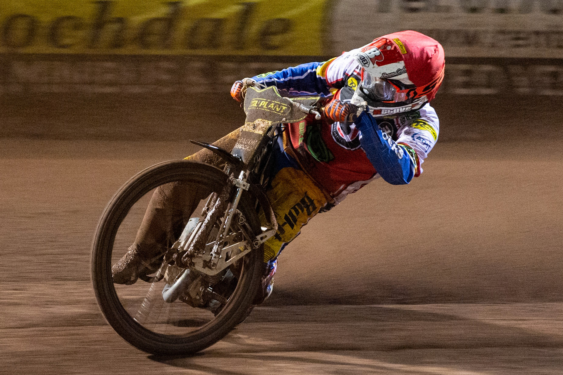 Photo: Ian CharlesJason Crump of Belle Vue 'BikeRight' Aces  in action Belle Vue ‘Bikerite ’Aces v ‘ATPI’ All Stars, Premiership Challenge, National Speedway Stadium, Manchester Thursday  24  September  2020