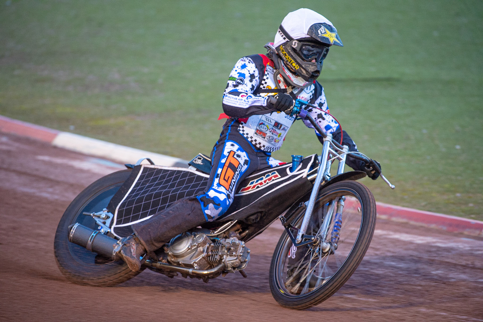 Photo: Ian CharlesBilly Budd in action  (125cc A Class)British Youth Speedway Championship (Round 5), National Speedway Stadium, Manchester Saturday  10  October  2020