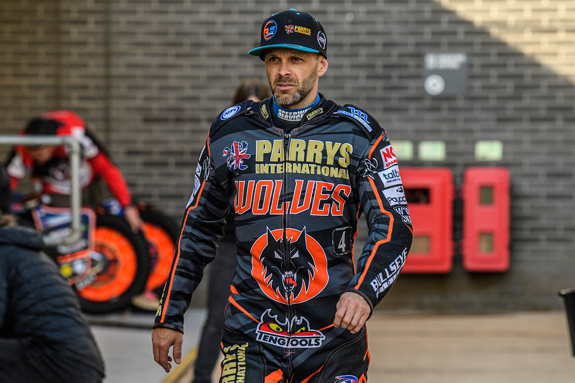 Rory Schlein - Wolverhampton Parrys international Wolves during the Sports Insure Premiership match between Belle Vue Aces and Wolverhampton Wolves at the National Speedway Stadium, Manchester on Monday 3rd July 2023. (Photo: Ian Charles | MI News)
