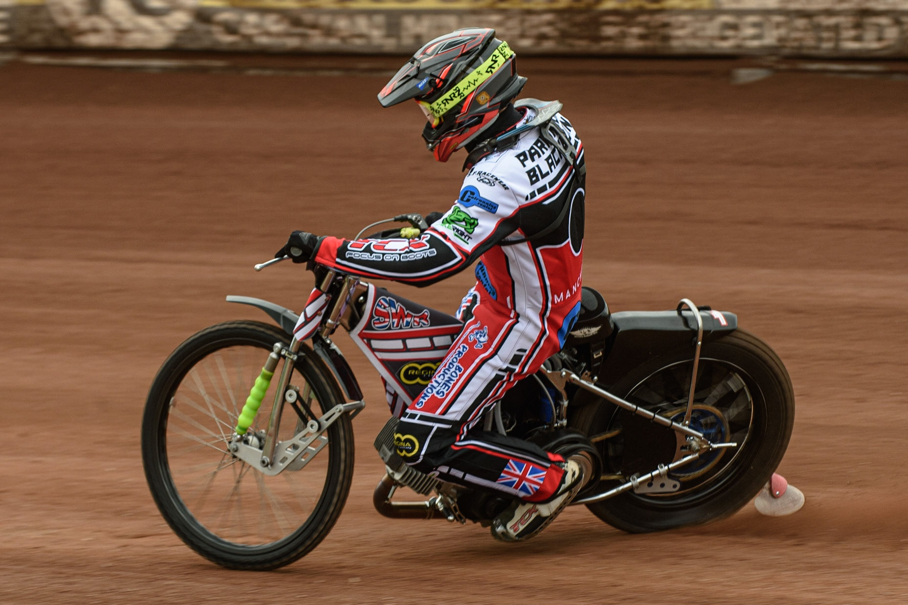 Photo: Ian CharlesJack Parkinson-Blackburn in actionBelle Vue Press &amp; Practice, , National Speedway Stadium, Manchester Thursday  13  May  2021