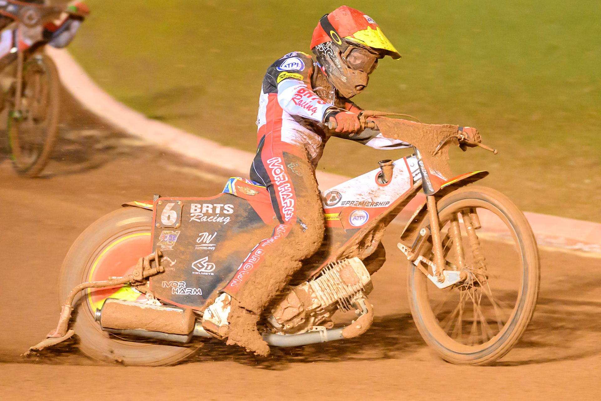 Jye Etheridge of Sheffield Tigers in action during the Rowe Motor Oil Premiership Grand Final 2nd Leg between Belle Vue Aces and Sheffield Tigers at the National Speedway Stadium, Manchester on Friday 16th October 2026. (Photo: Ian Charles | MI News)