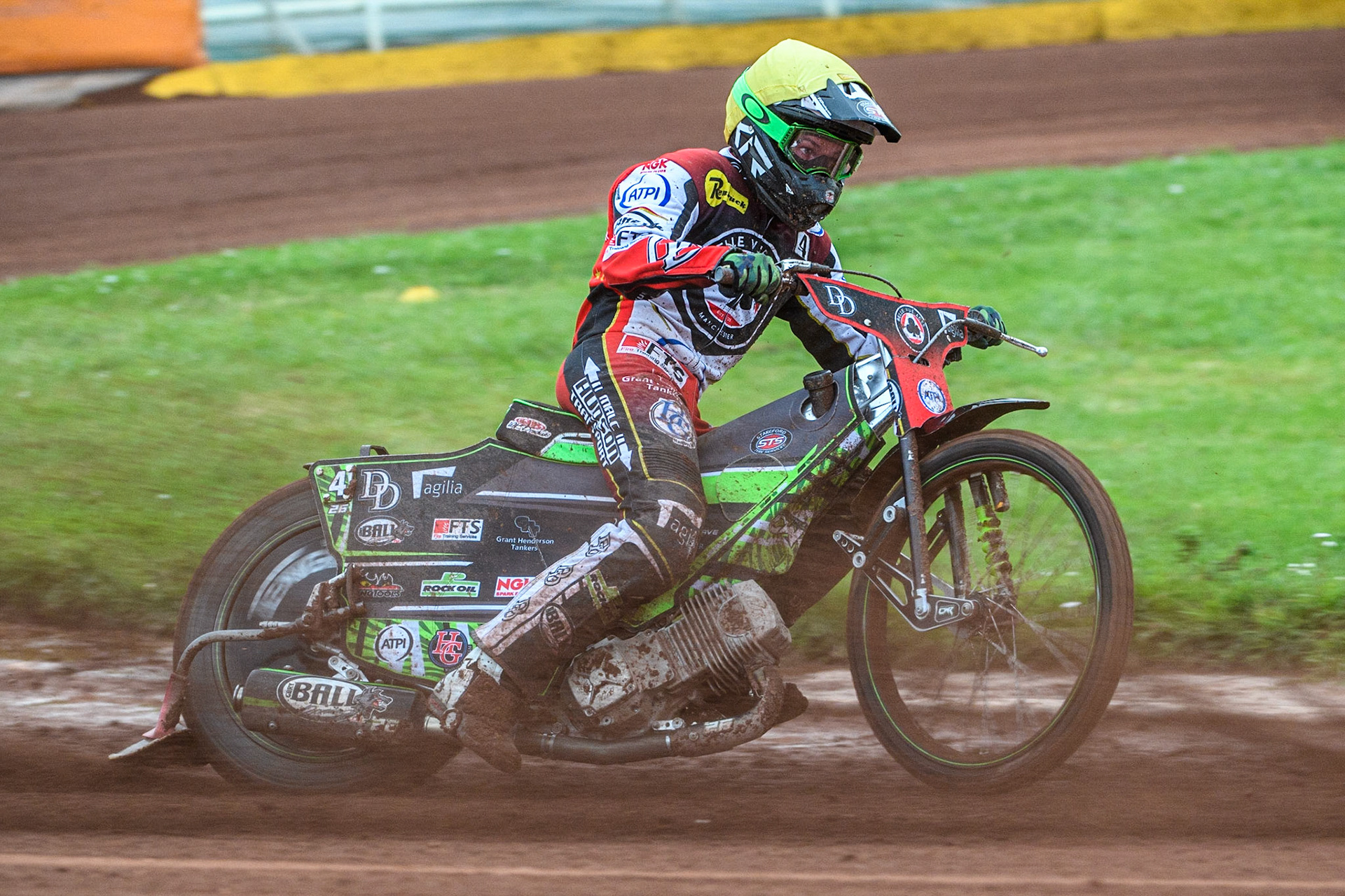 Charles Wright in action  for Belle Vue ATPI Aces during the Sports Insure Premiership match between Wolverhampton Wolves and Belle Vue Aces at Monmore Green Stadium, Wolverhampton on Monday 10th July 2023. (Photo: Ian Charles | MI News)