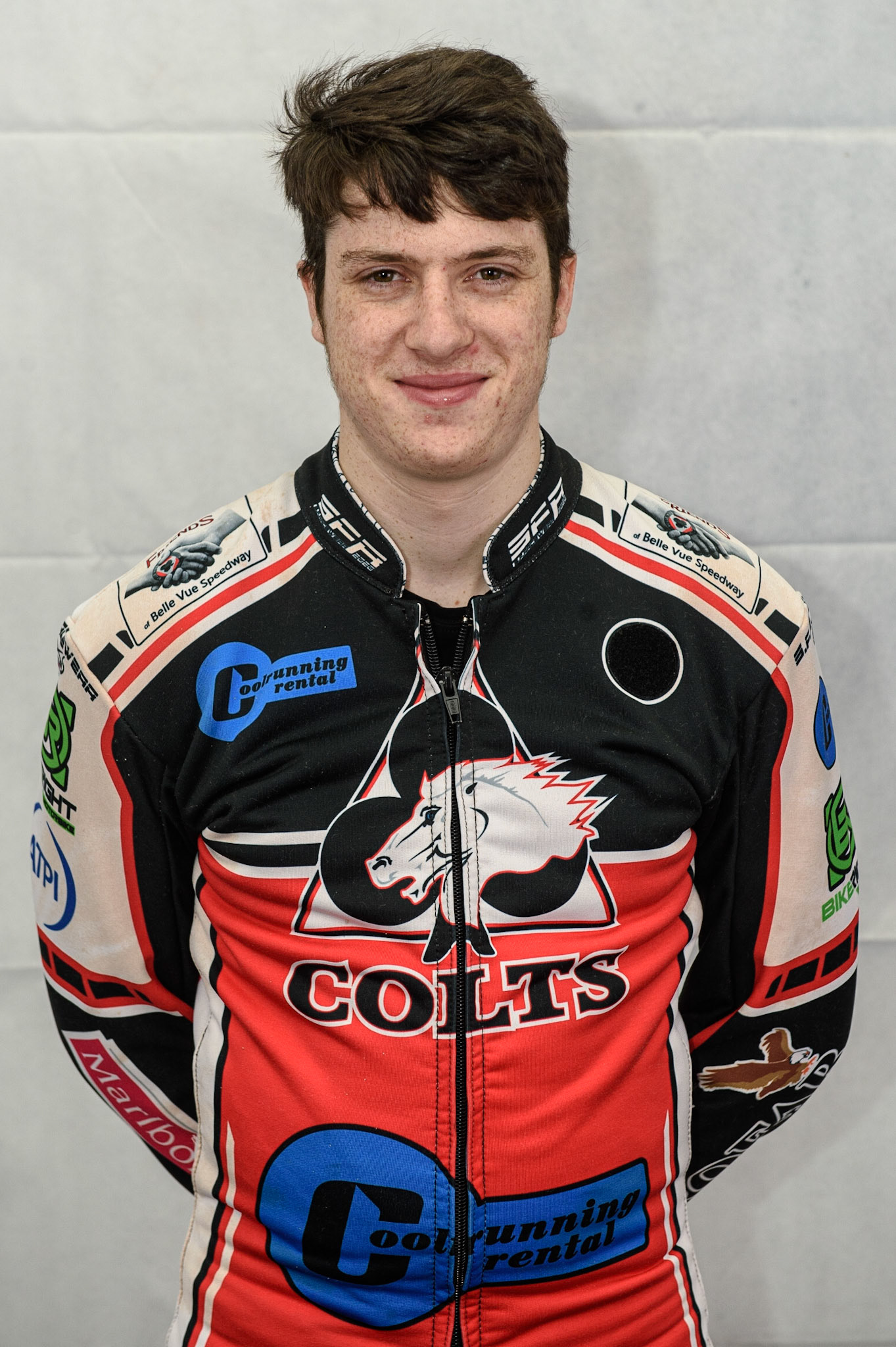 Photo: Ian CharlesBen Woodhull - Belle Vue ColtsBelle Vue Press &amp; Practice, , National Speedway Stadium, Manchester Thursday  13  May  2021