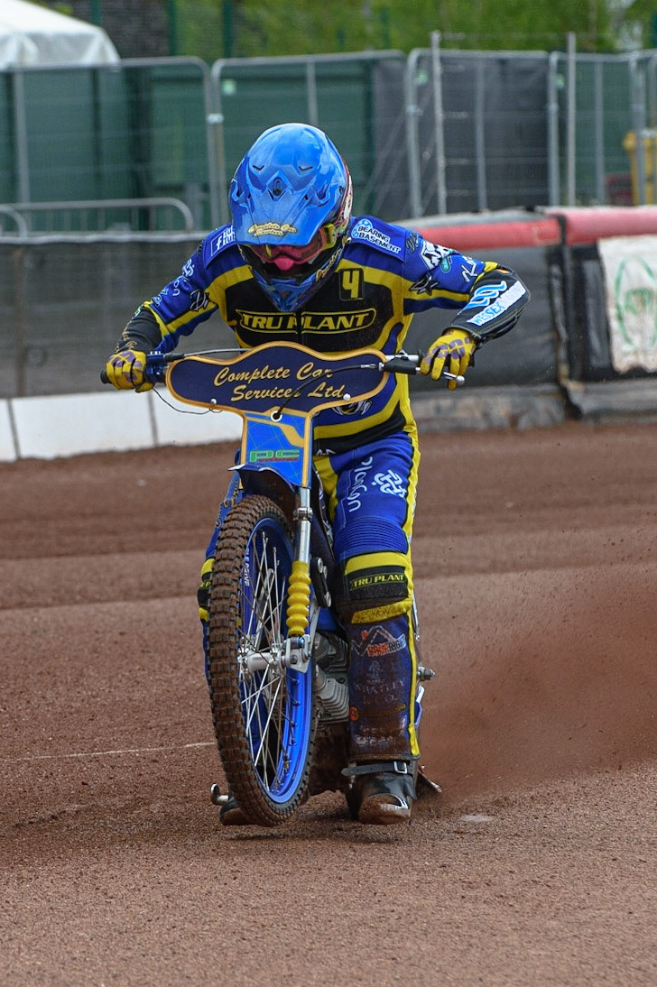 Photo: Ian CharlesKyle Howarth In ActionDiscovery Networks Eurosport Speedway Season Launch, National Speedway Stadium, Manchester Wednesday  12  May  2021