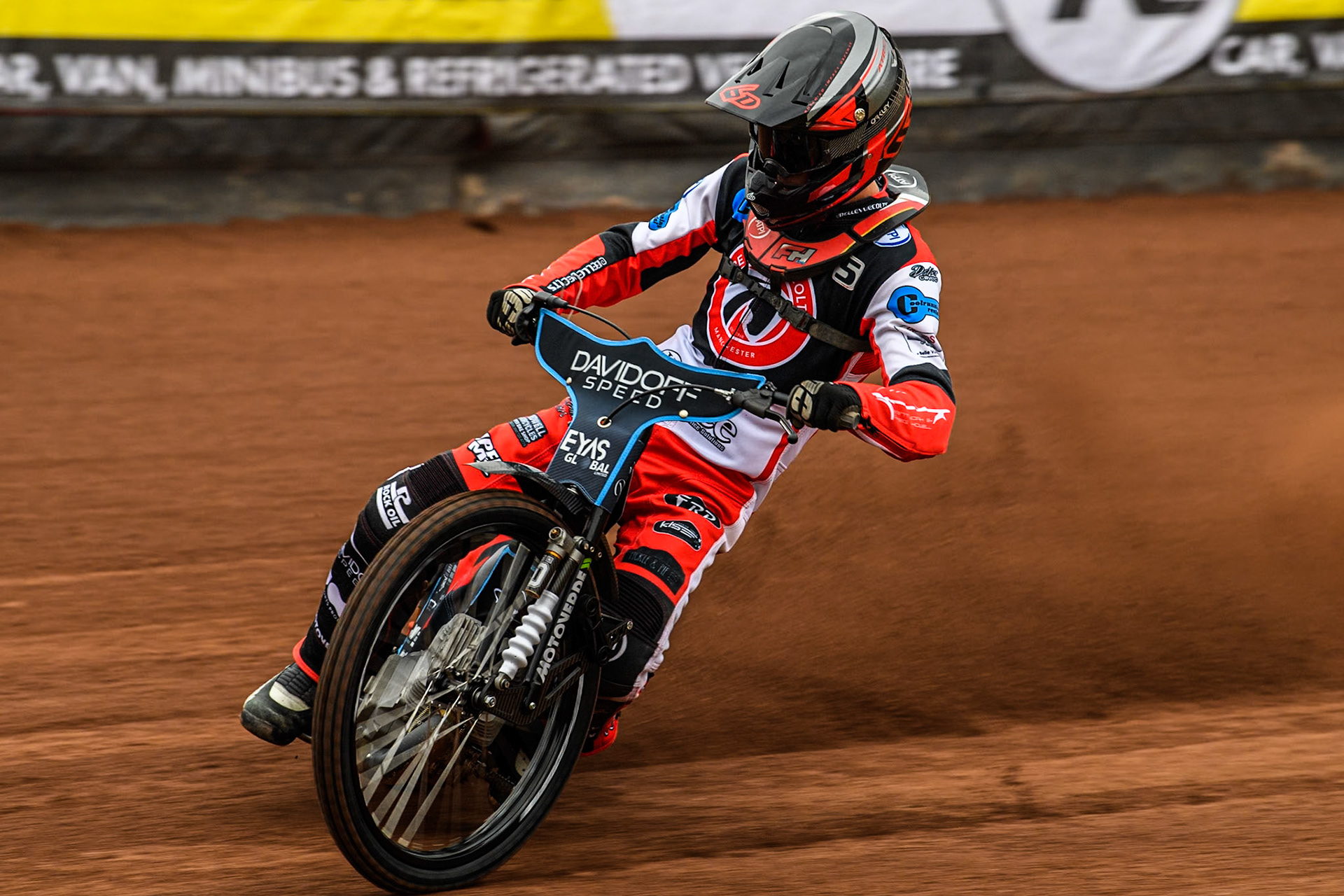 Belle Vue Colts' rider Freddy Hodder in action during the Belle Vue Aces Media Day at the National Speedway Stadium, Manchester on Monday 11th March 2024. (Photo: Ian Charles | MI News)