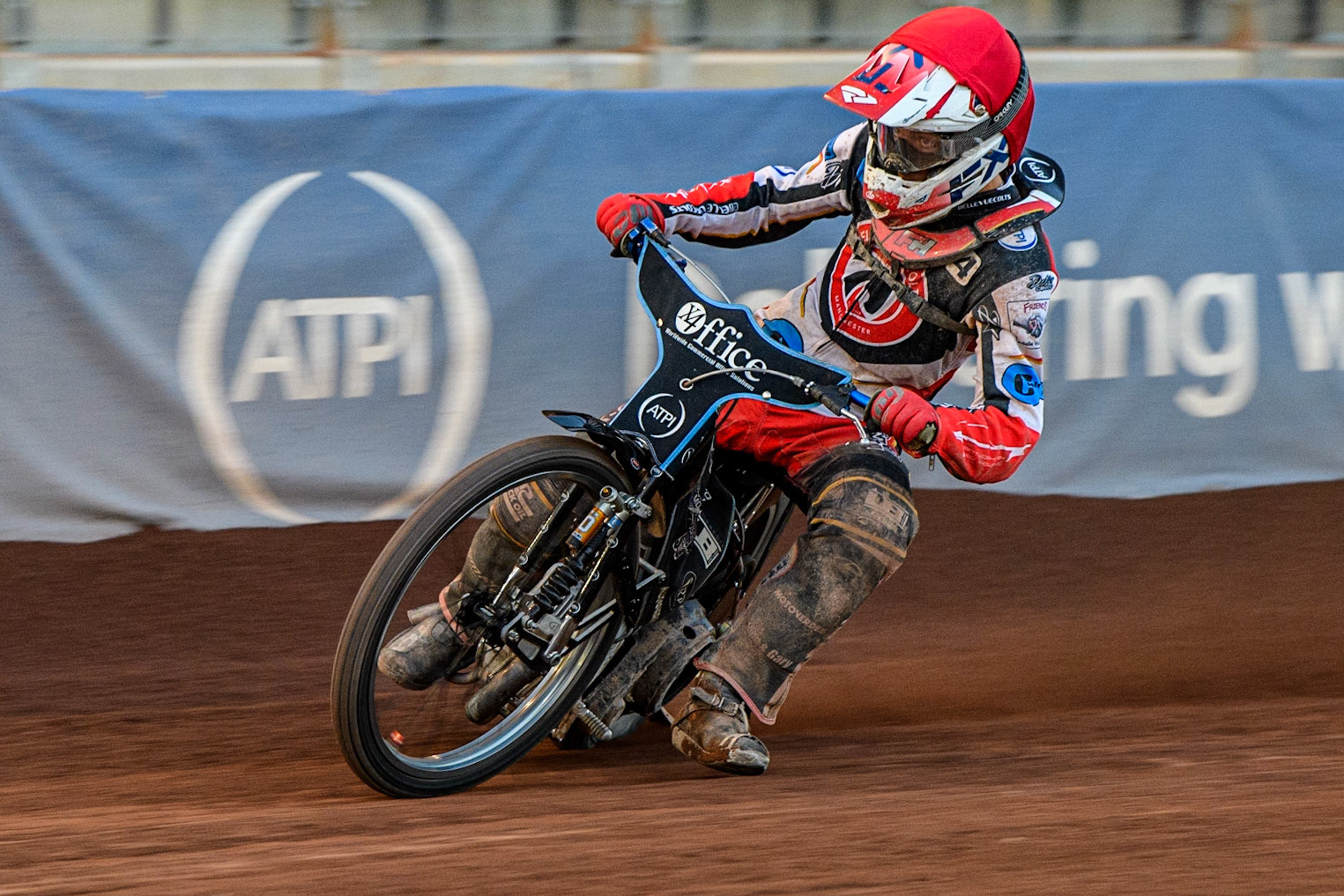 Freddy Hodder in action  for Belle Vue Cool Running Colts during the National Development League match between Belle Vue Colts and Kent Royals at the National Speedway Stadium, Manchester on Friday 7th July 2023. (Photo: Ian Charles | MI News)