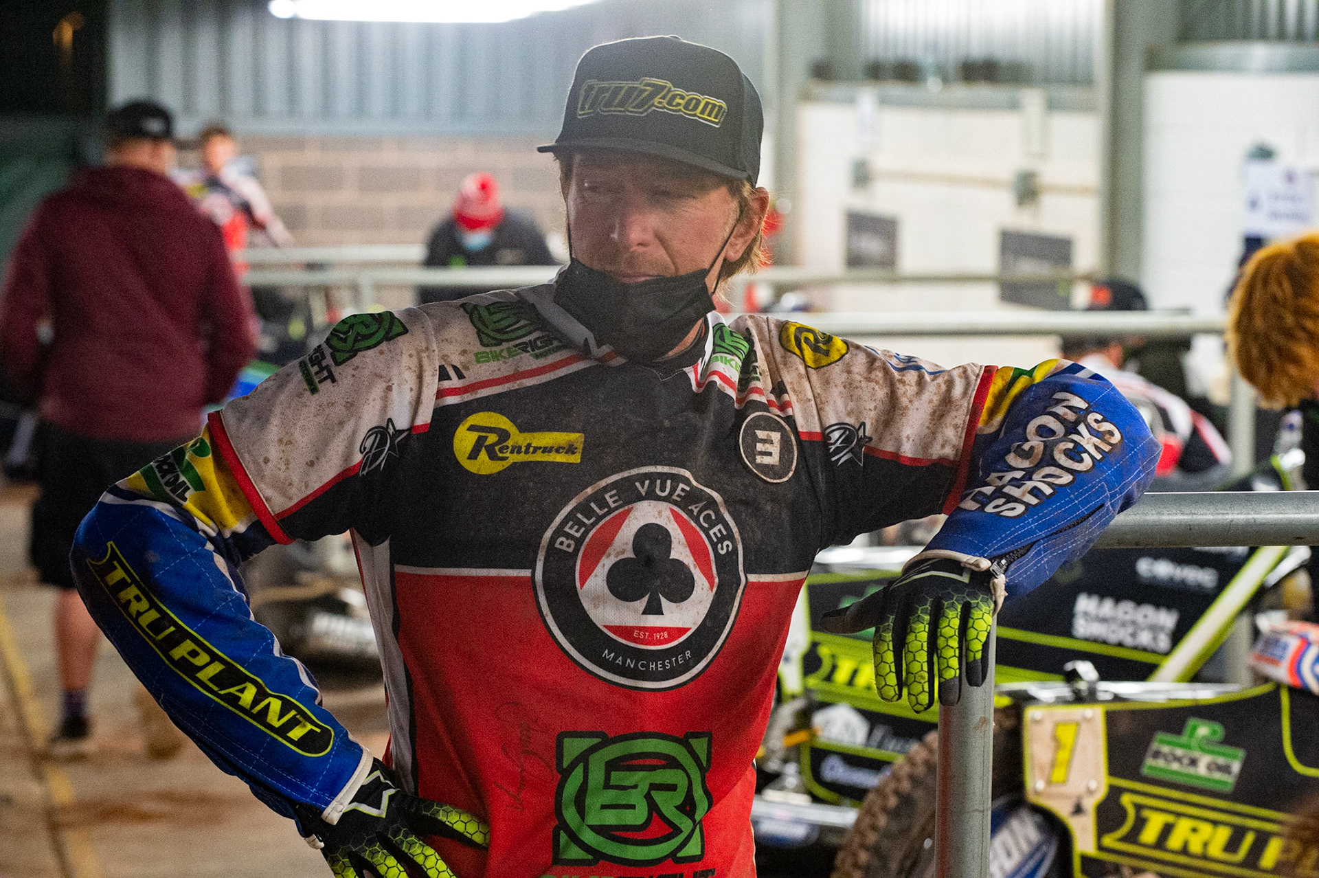 Photo: Ian CharlesJason Crump of Belle Vue 'BikeRight' Aces Belle Vue ‘Bikerite ’Aces v ‘ATPI’ All Stars, Premiership Challenge, National Speedway Stadium, Manchester Thursday  24  September  2020
