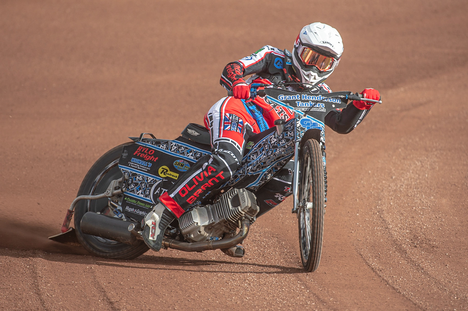 MANCHESTER, ENGLAND  - March 12  Harry McGurk of Belle Vue Colts in action   during The Belle Vue Speedway Media Day, at The National Speedway Stadium, Manchester, on Thursday 12 March 2020. (Credit: Ian Charles | MI News)