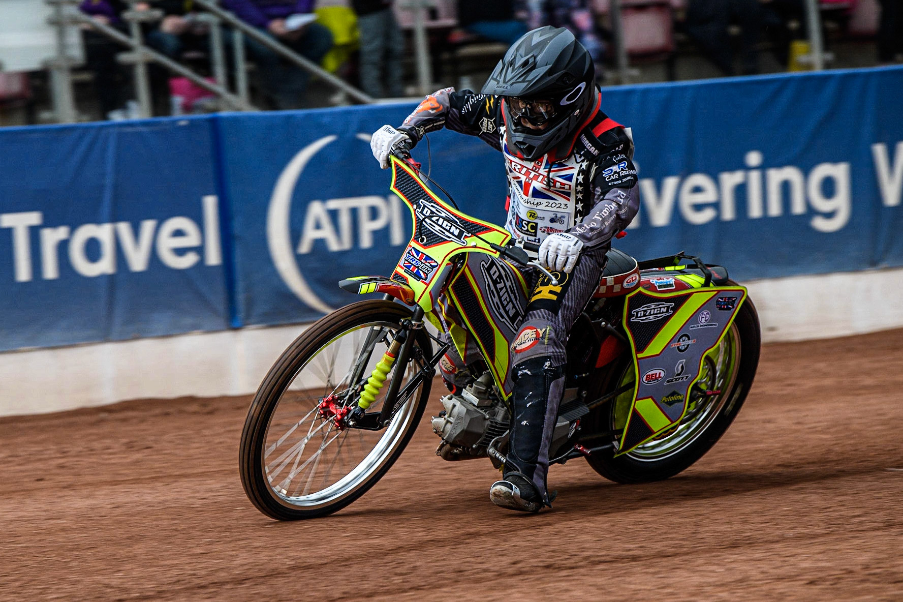 Liam Morris during the British Youth Championships at the National Speedway Stadium, Manchester on Friday 12th May 2023. (Photo: Ian Charles | MI News)