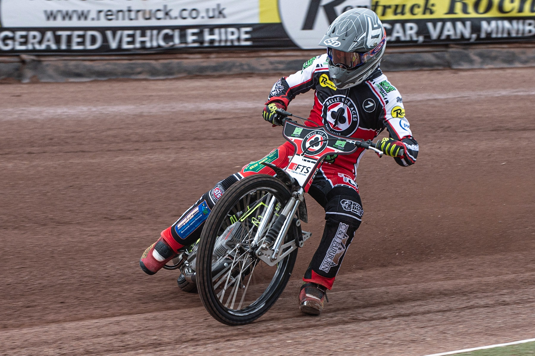 MANCHESTER, ENGLAND  - March 12 Jye Etheridge of Belle Vue Aces in action    during The Belle Vue Speedway Media Day, at The National Speedway Stadium, Manchester, on Thursday 12 March 2020. (Credit: Ian Charles | MI News)