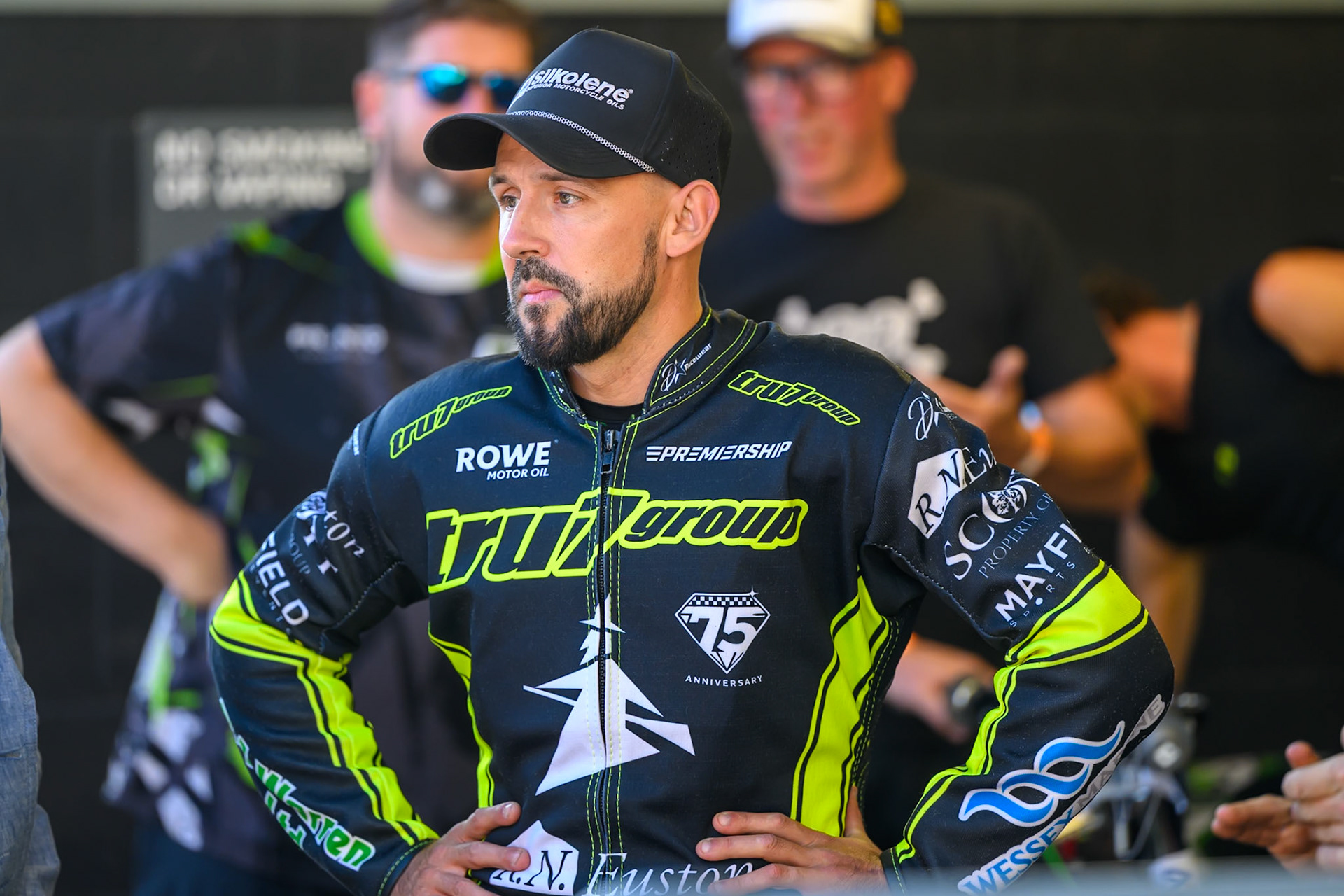 Danny King (10) during the Cab Direct British Speedway Championship Final at the National Speedway Stadium, Manchester on Saturday 15th August 2026. (Photo: Ian Charles | MI News)