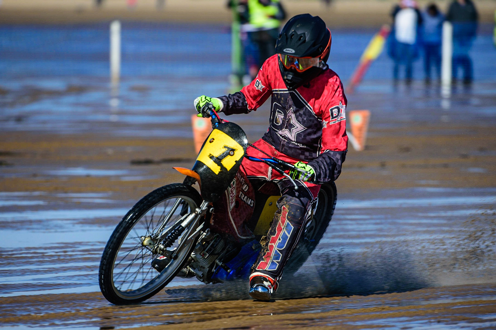 Billy Reve (1) during the Fylde ACU British Sand Racing Masters Championship on  Sunday 2nd October 2022. (Credit: Ian Charles | MI News)