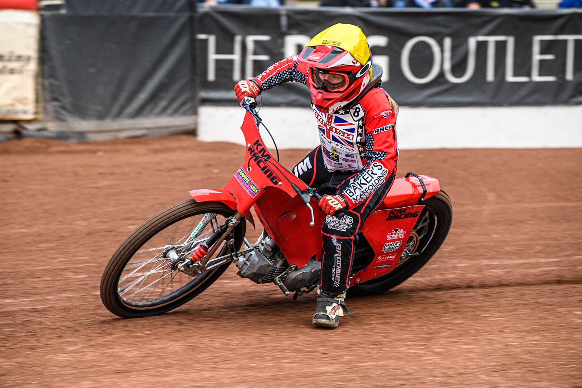 Kayden Munday  in action  during the British Youth Championships at the National Speedway Stadium, Manchester on Friday 12th May 2023. (Photo: Ian Charles | MI News)