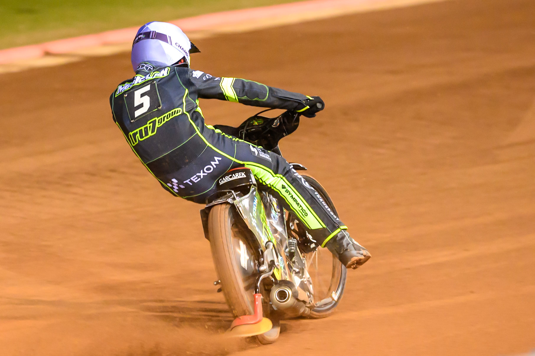 Tobias Musielak of Ipswich Witches in action during the Rowe Motor Oil Premiership Play Off Semi Final 2nd leg match between Belle Vue Aces and Ipswich Witches at the National Speedway Stadium, Manchester on Monday 28th September 2026. (Photo: Ian Charles | MI News)