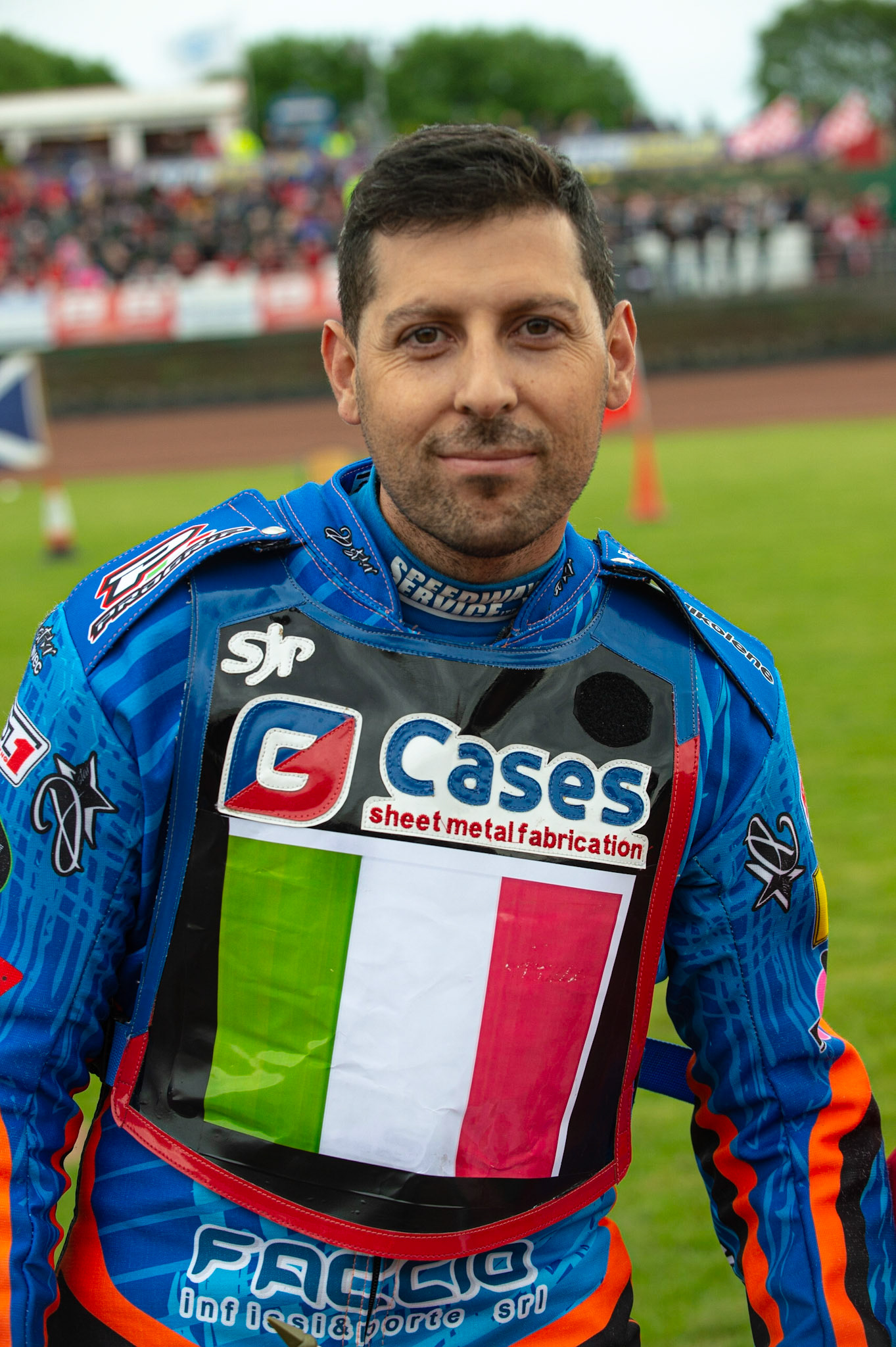 Photo by Ian Charles:

Nico Covatti - Italy 

FIM Speedway Grand Prix World Championship - Qualifying Round 1, Peugeot Ashfield Stadium, Glasgow, 8 June 2019