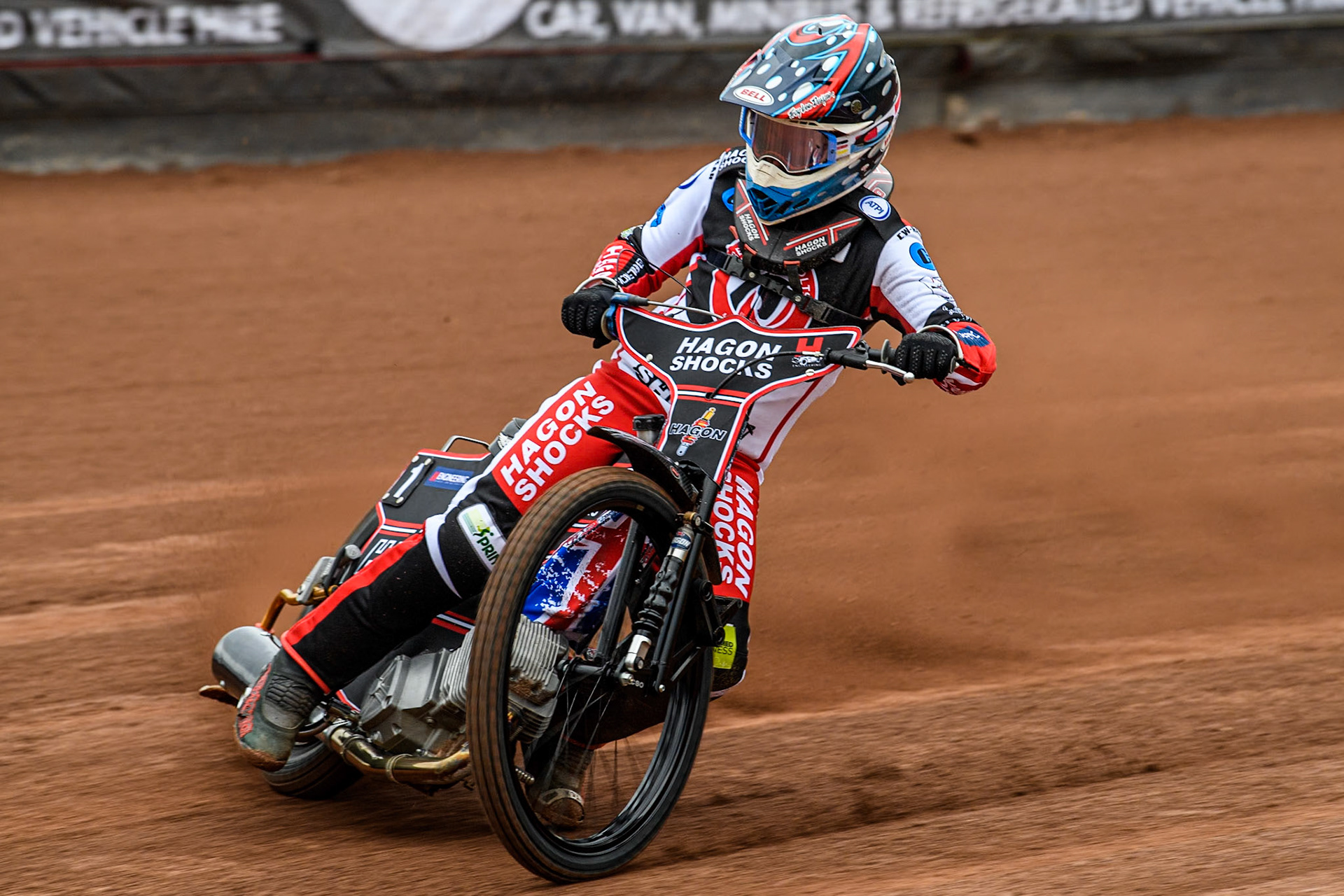 Belle Vue Colts' rider Sam Hagon in action during the Belle Vue Aces Media Day at the National Speedway Stadium, Manchester on Monday 11th March 2024. (Photo: Ian Charles | MI News)