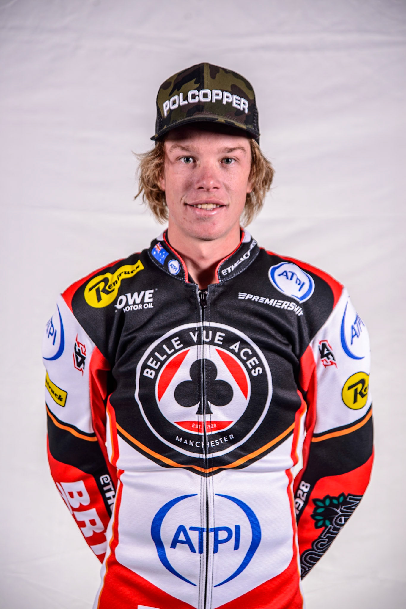Tate Zischke - Belle Vue Aces during the Belle Vue Aces Media Day at the National Speedway Stadium, Manchester on Wednesday 12th March 2025. (Photo: Ian Charles | MI News)
