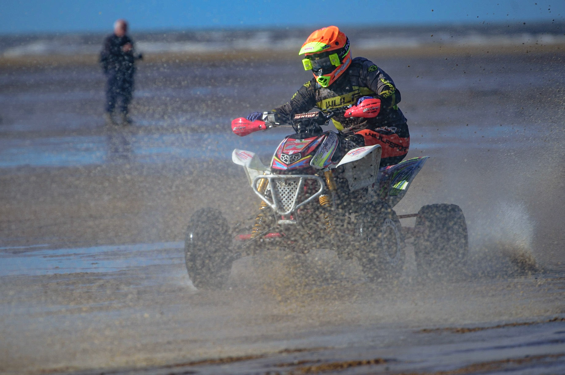 Steve Irwin (84)  during the Fylde ACU British Sand Racing Masters Championship on  Sunday 2nd October 2022. (Credit: Ian Charles | MI News)