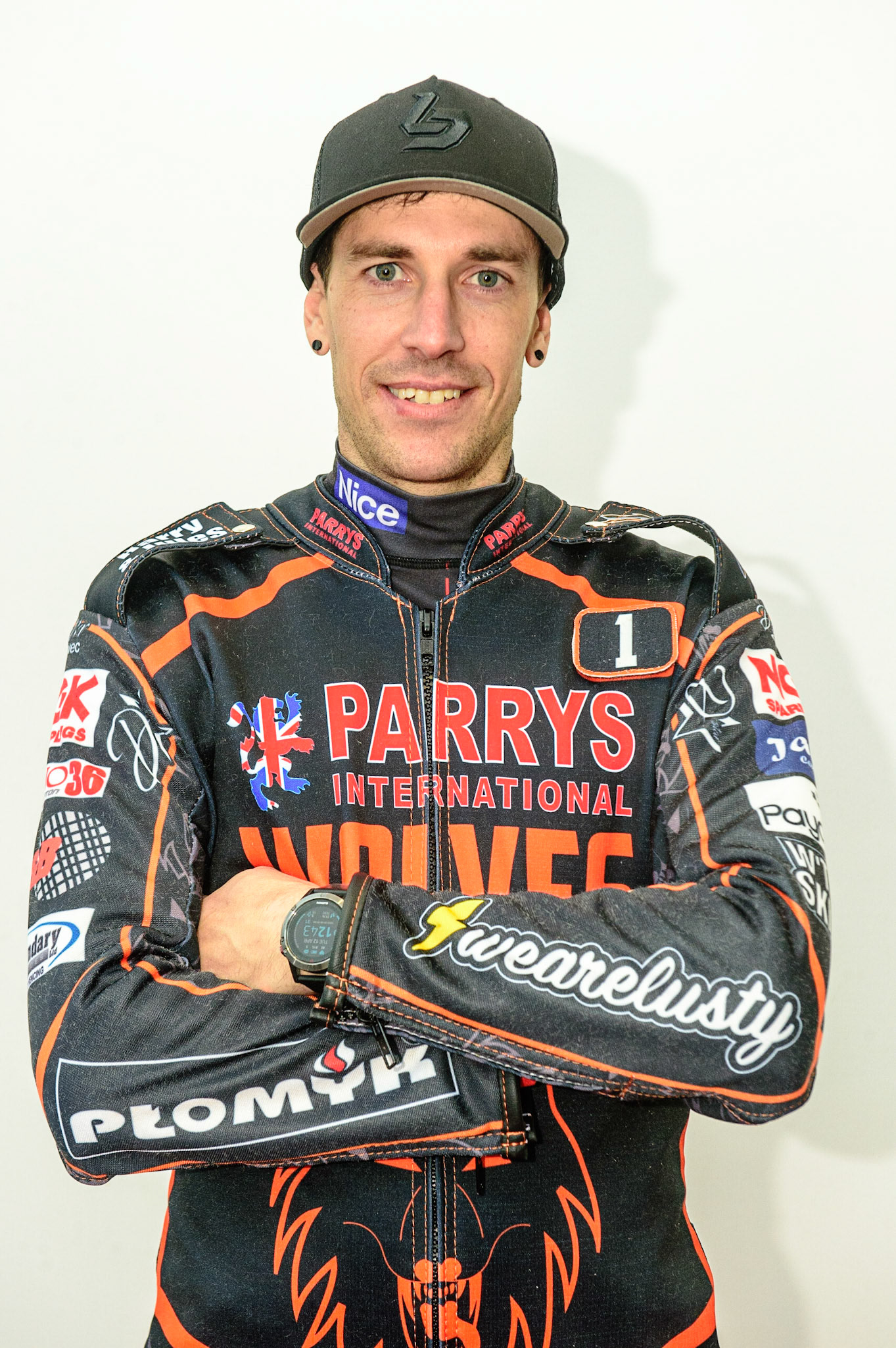MANCHESTER, UK. APRIL 12TH: Sam Masters, Captain of Wolverhampton Wolves at the Discovery Networks Eurosport Speedway Season Launch at the National Speedway Stadium, Manchester on Tuesday 12th April 2022 (Credit: Ian Charles | MI News)