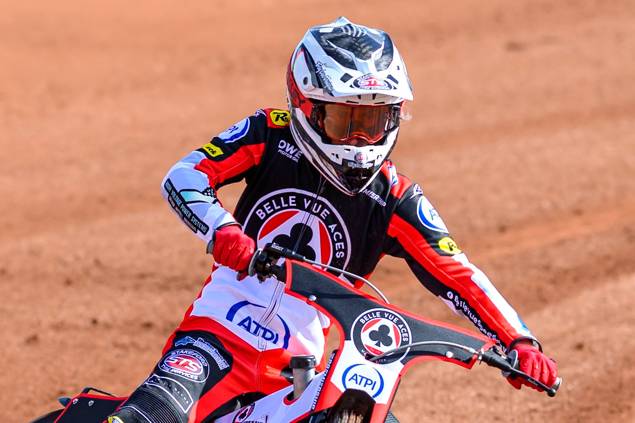 Zach Cook of Belle Vue Aces during the Belle Vue Aces Media Day at the National Speedway Stadium, Manchester on Wednesday 11th March 2026. (Photo: Ian Charles | MI News)