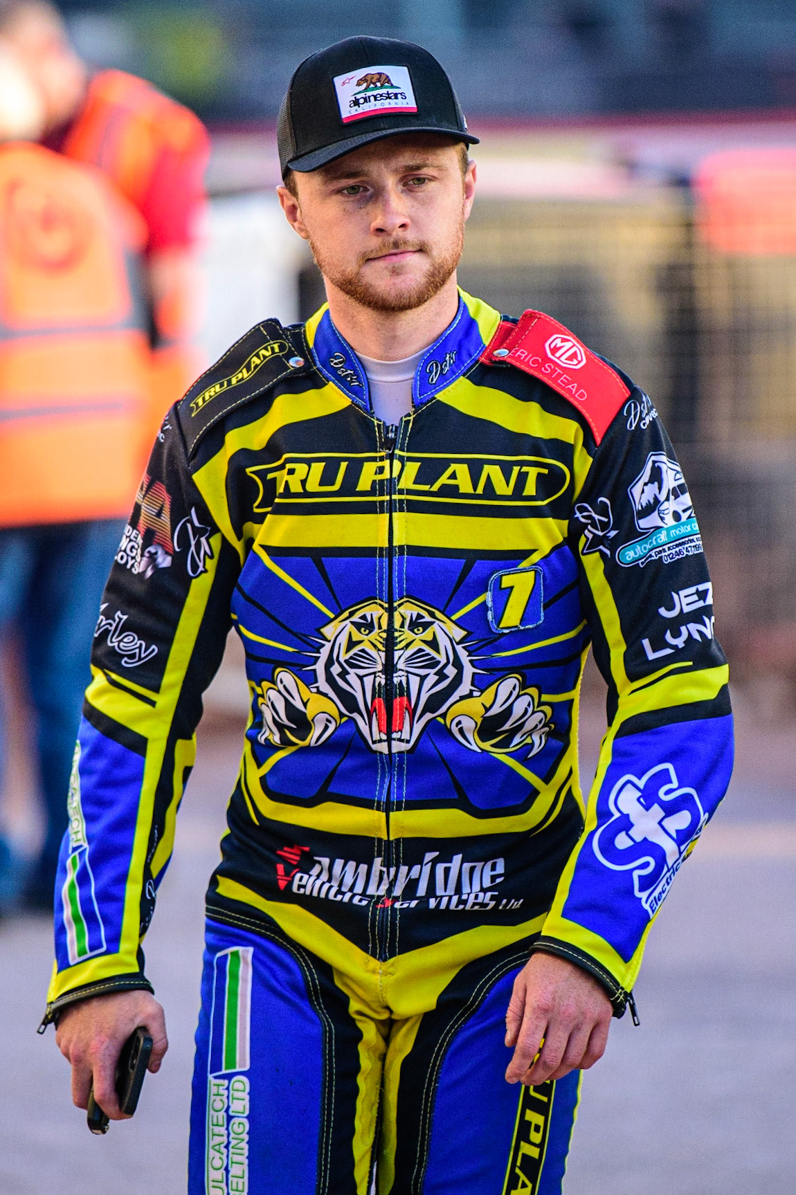 Connor Mountain  - Sheffield TruPlant Tigers  during the SGB Premiership match between Belle Vue Aces and Sheffield Tigers at the National Speedway Stadium, Manchester on Monday 5th September 2022. (Credit: Ian Charles | MI News)